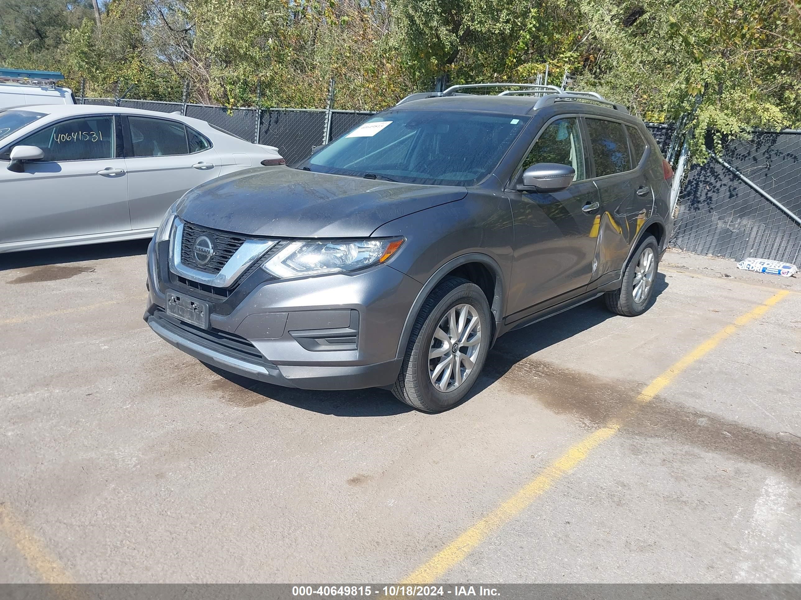 2020 Nissan Rogue Sv Intelligent Awd Gray vin: JN8AT2MVXLW118463