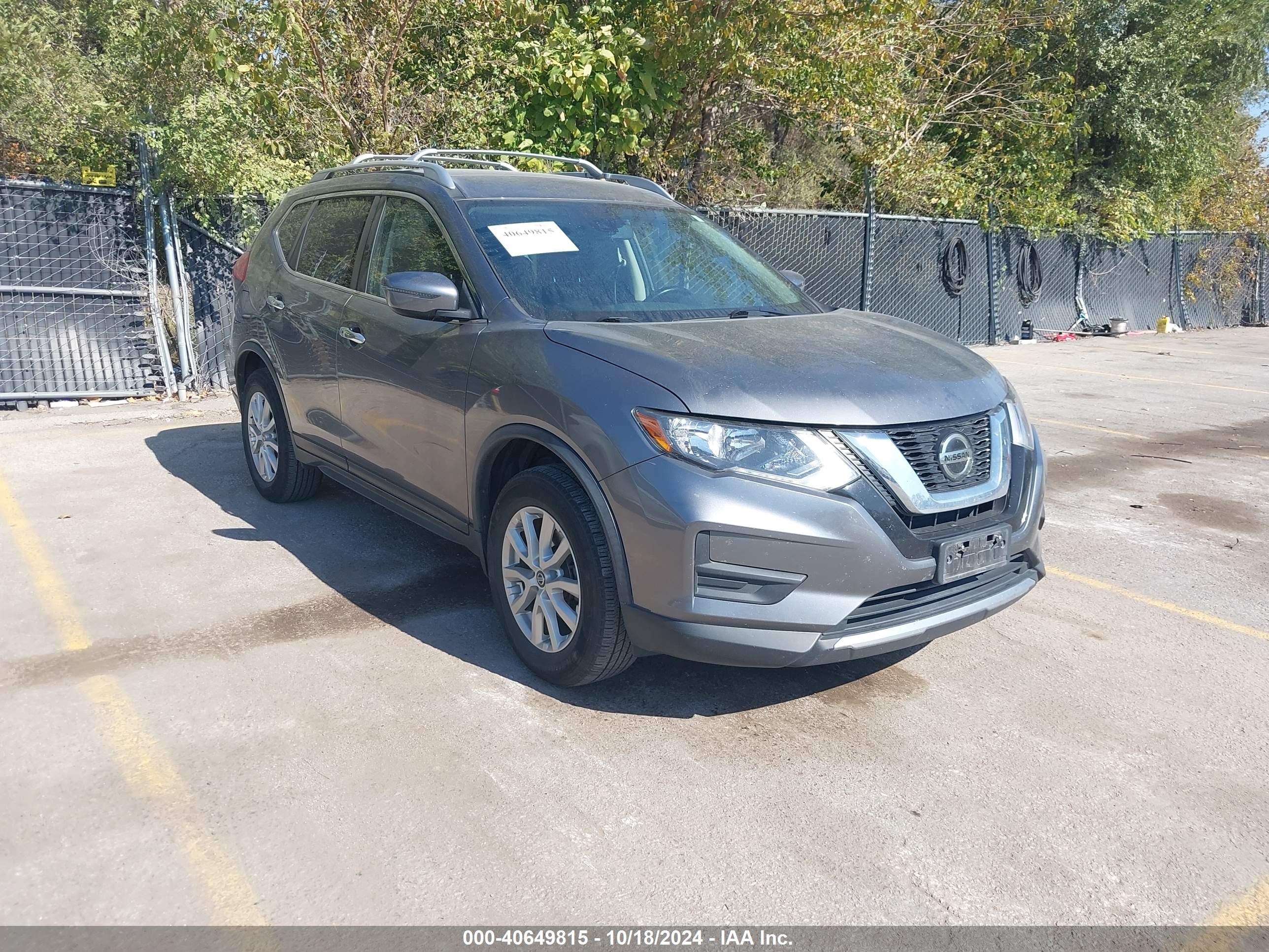 2020 Nissan Rogue Sv Intelligent Awd Gray vin: JN8AT2MVXLW118463