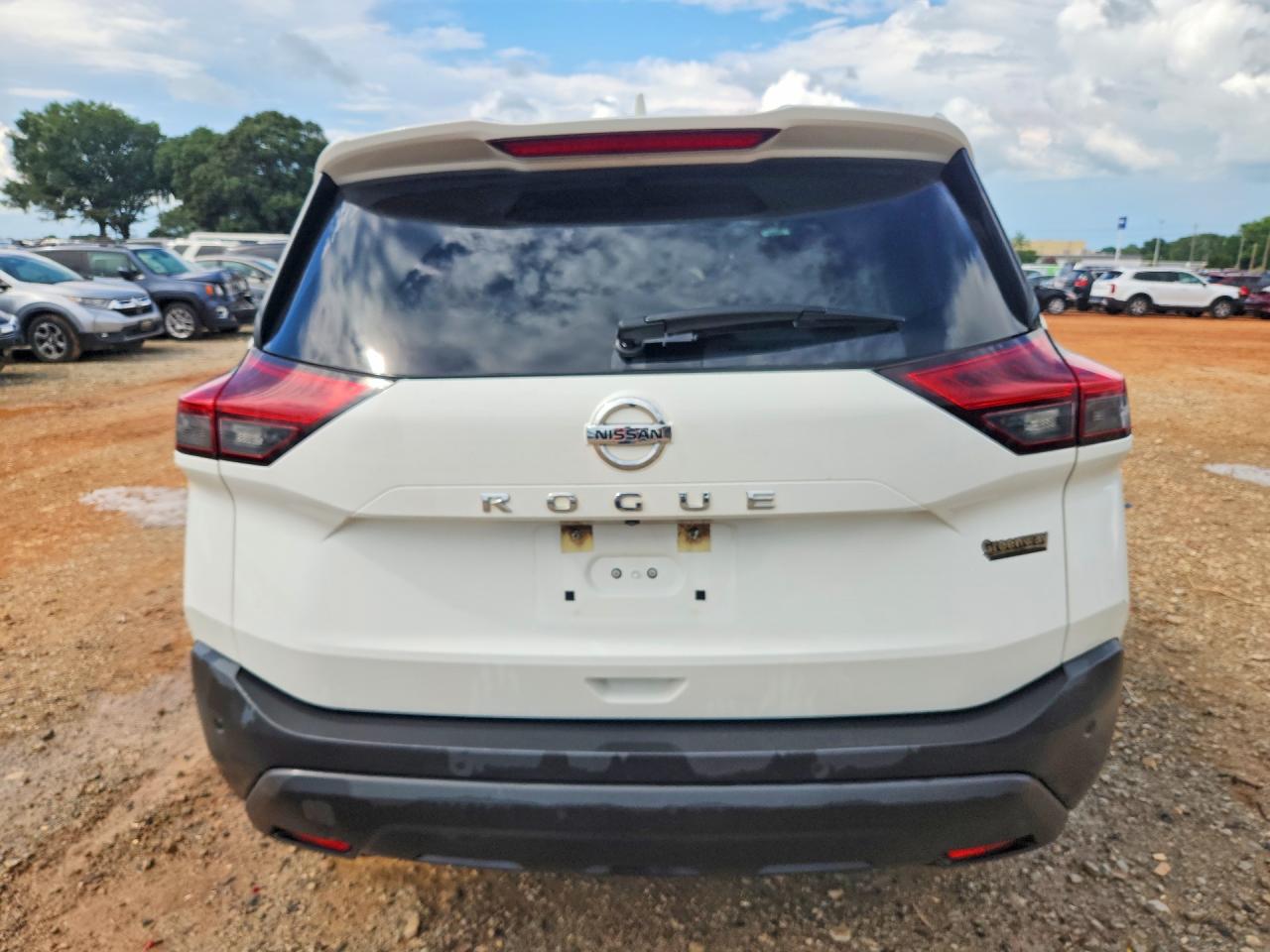 2021 Nissan Rogue S White vin: JN8AT3AA0MW003718