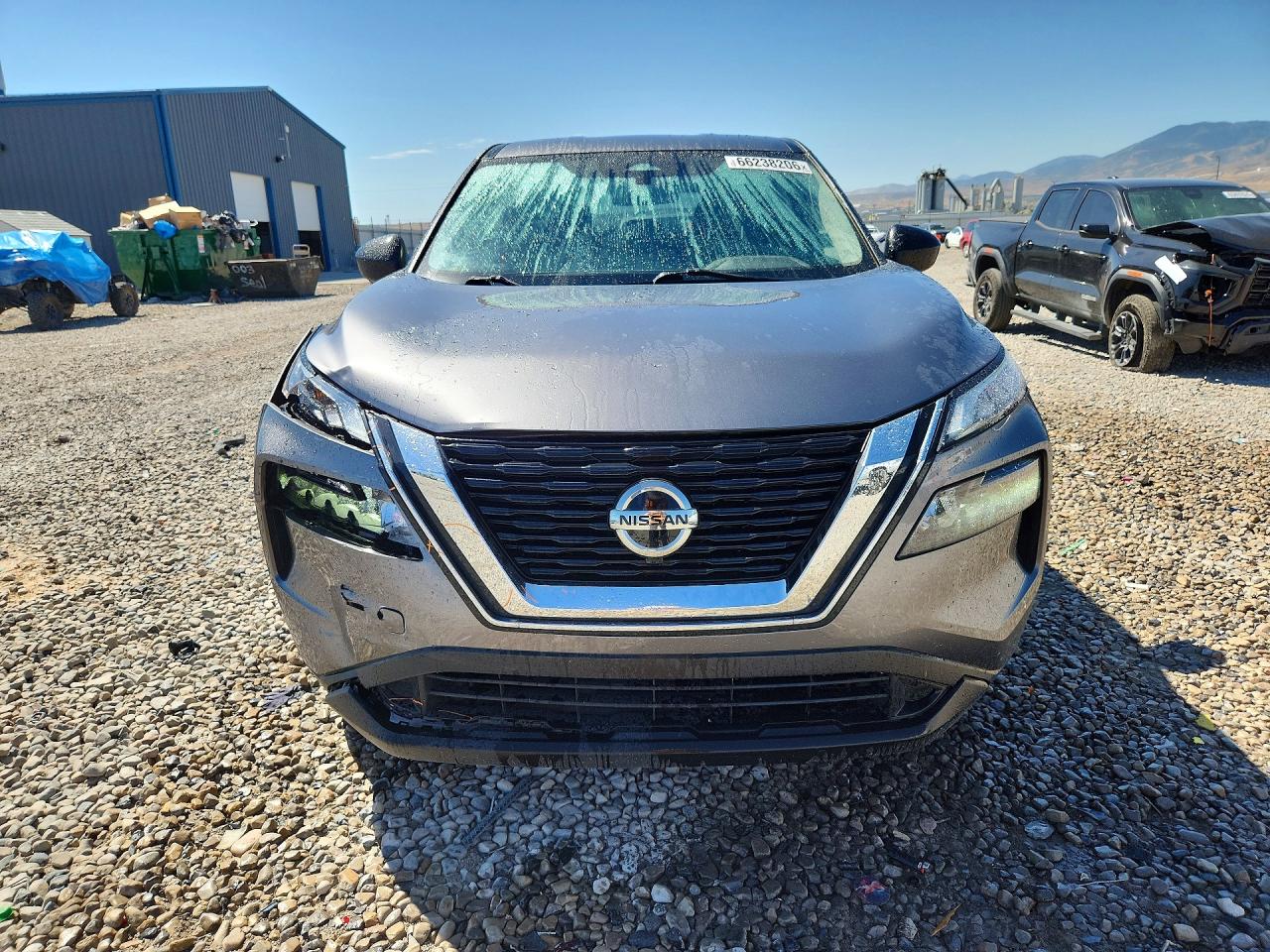 2021 Nissan Rogue S Gray vin: JN8AT3AB7MW211216