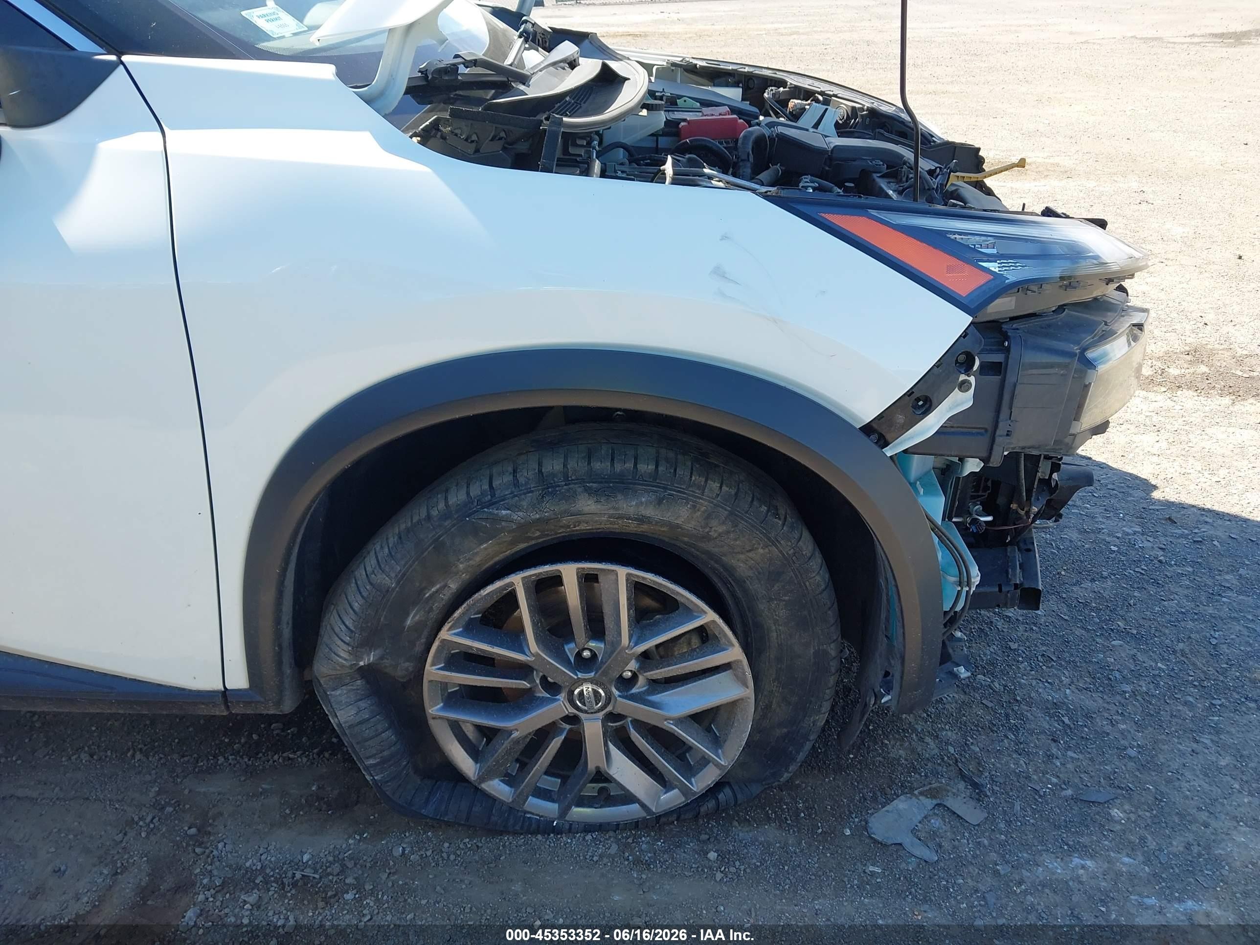 2021 Nissan Rogue S Intelligent Awd White vin: JN8AT3AB8MW207577
