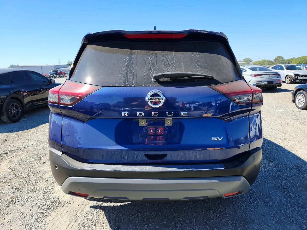 2021 Nissan Rogue Sv Blue vin: JN8AT3BA3MW008829