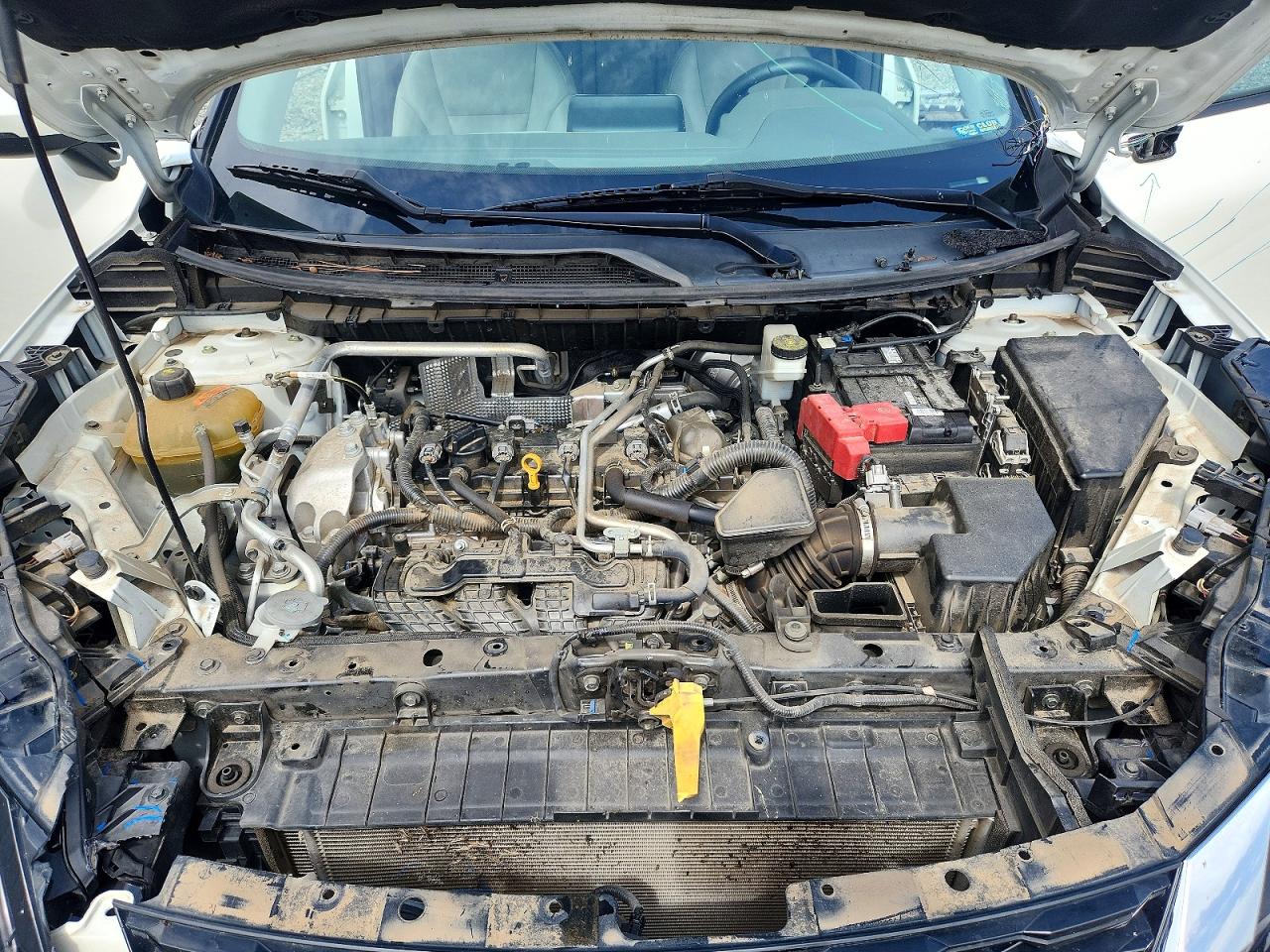 2021 Nissan Rogue Sv Белый vin: JN8AT3BA7MW022507