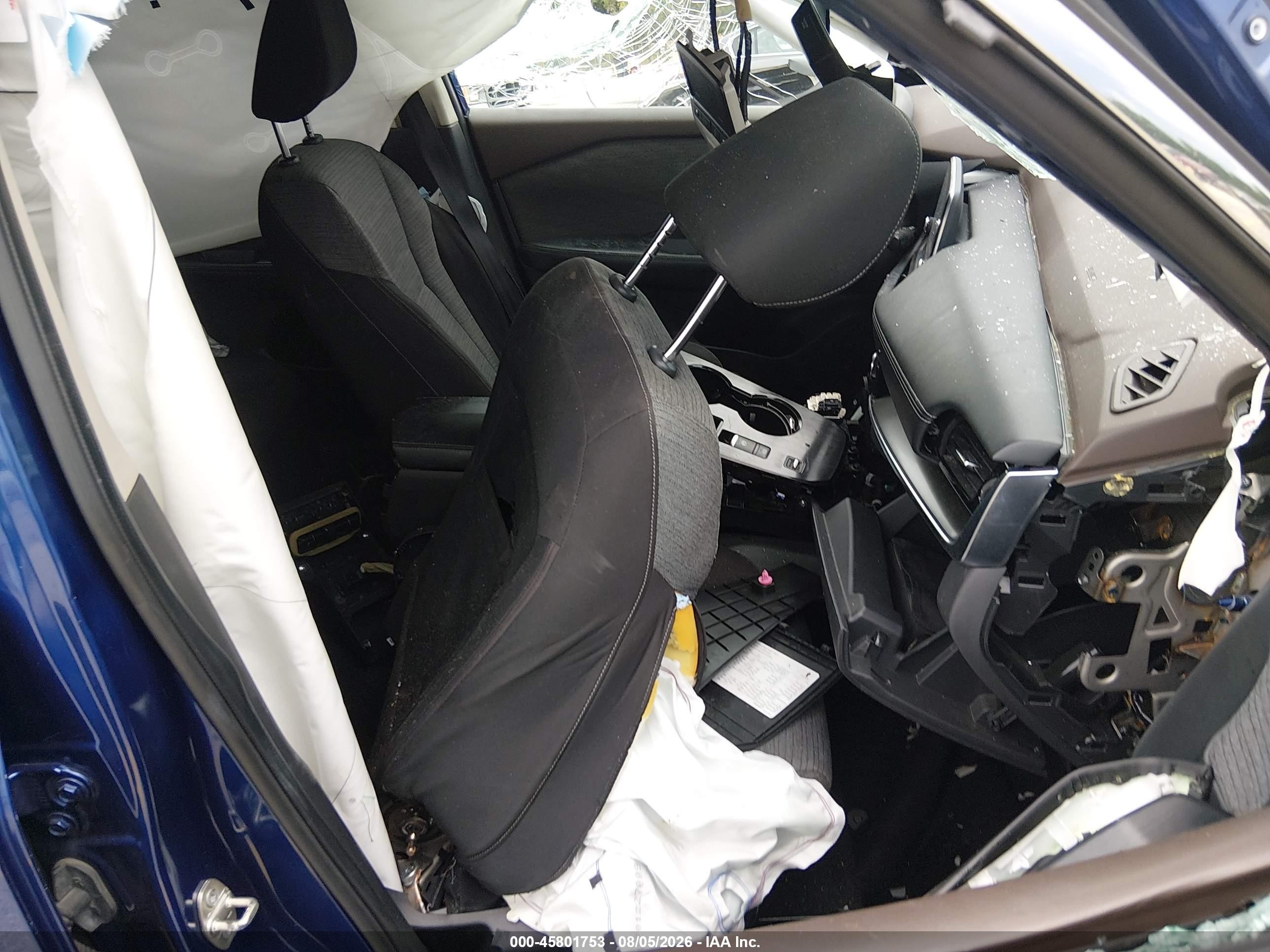 2021 Nissan Rogue Sv Fwd Синий vin: JN8AT3BAXMW023263