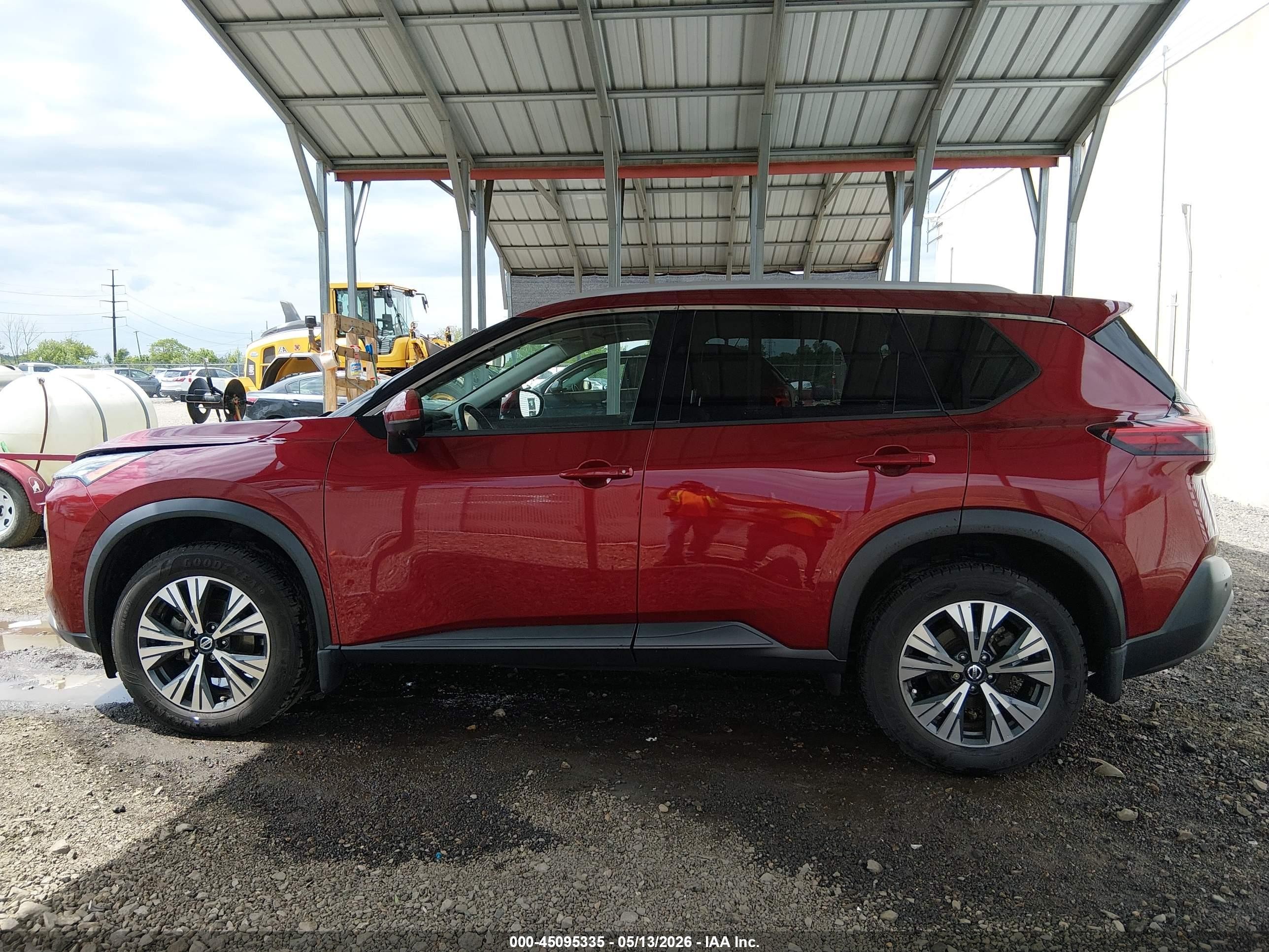 2021 Nissan Rogue Sv Intelligent Awd Красный vin: JN8AT3BB0MW200959
