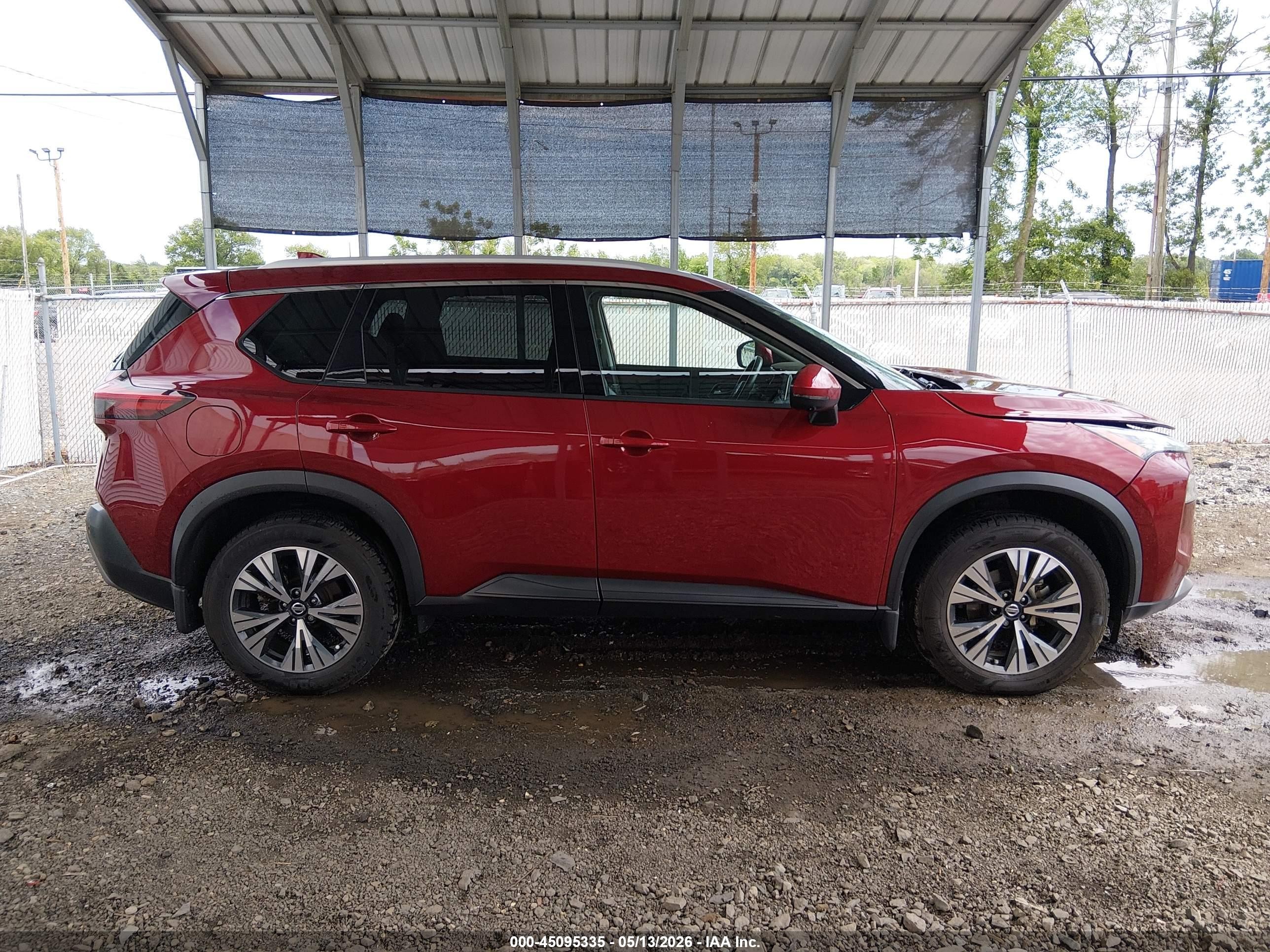 2021 Nissan Rogue Sv Intelligent Awd Красный vin: JN8AT3BB0MW200959