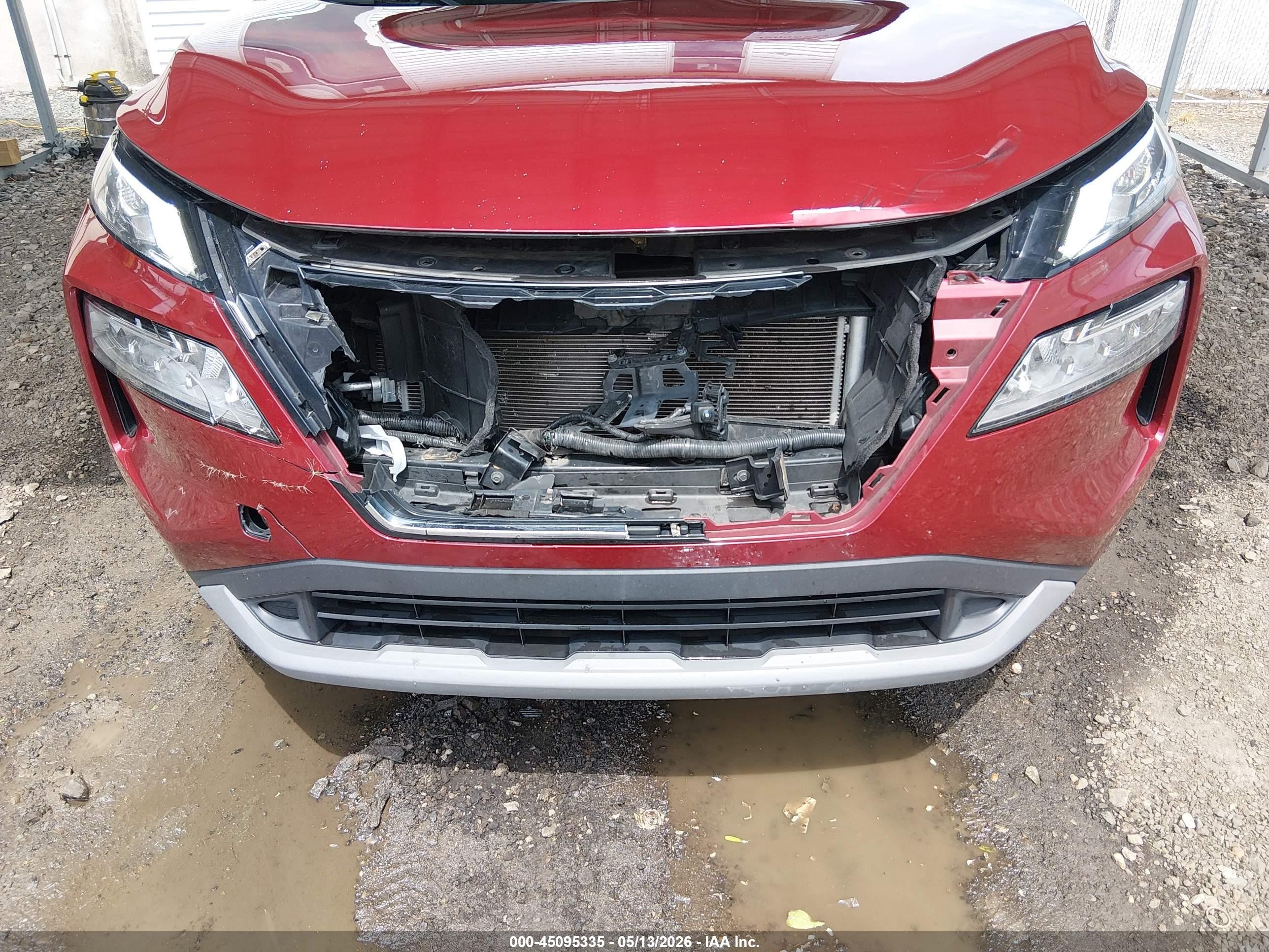 2021 Nissan Rogue Sv Intelligent Awd Красный vin: JN8AT3BB0MW200959