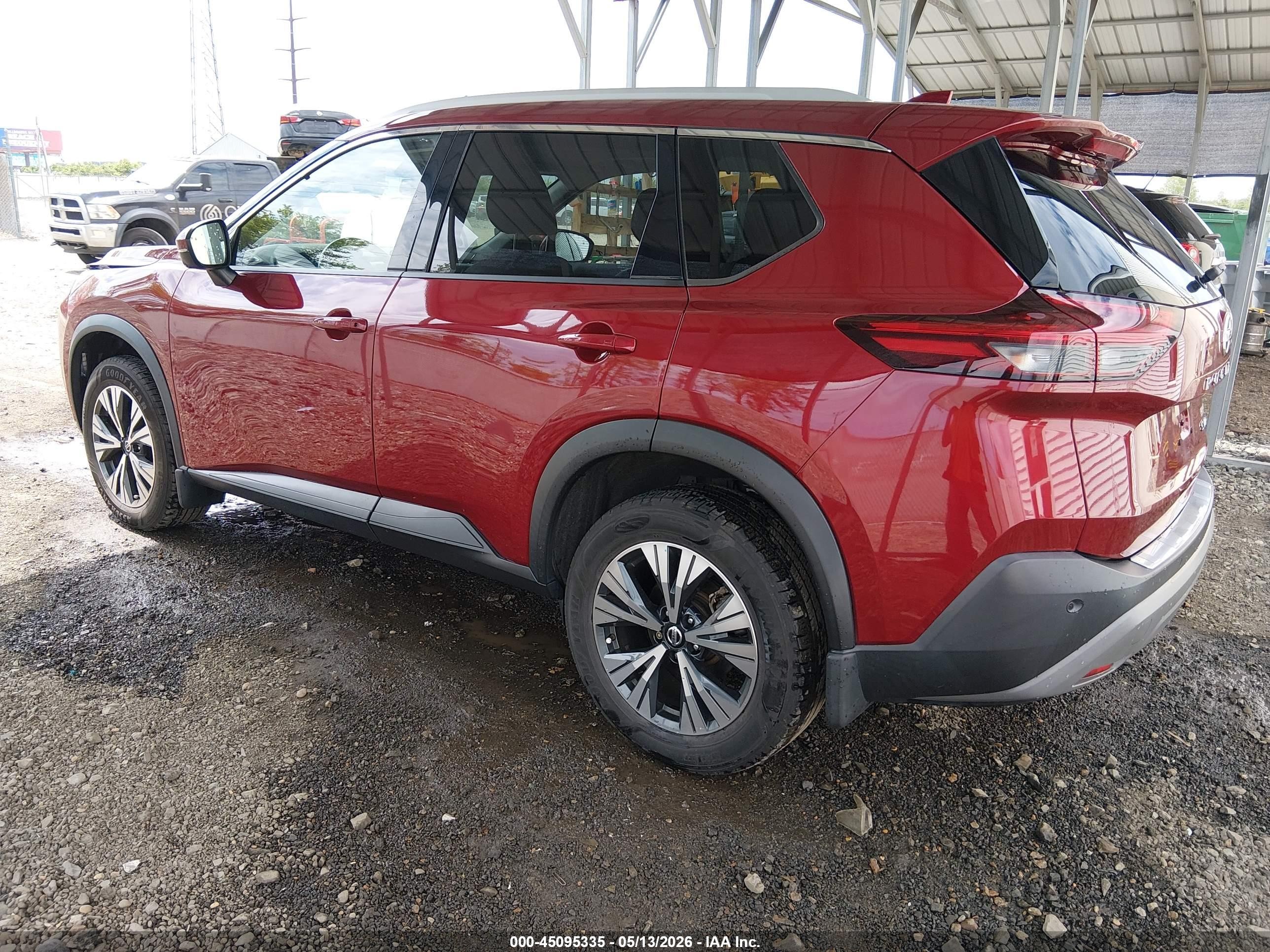 2021 Nissan Rogue Sv Intelligent Awd Красный vin: JN8AT3BB0MW200959