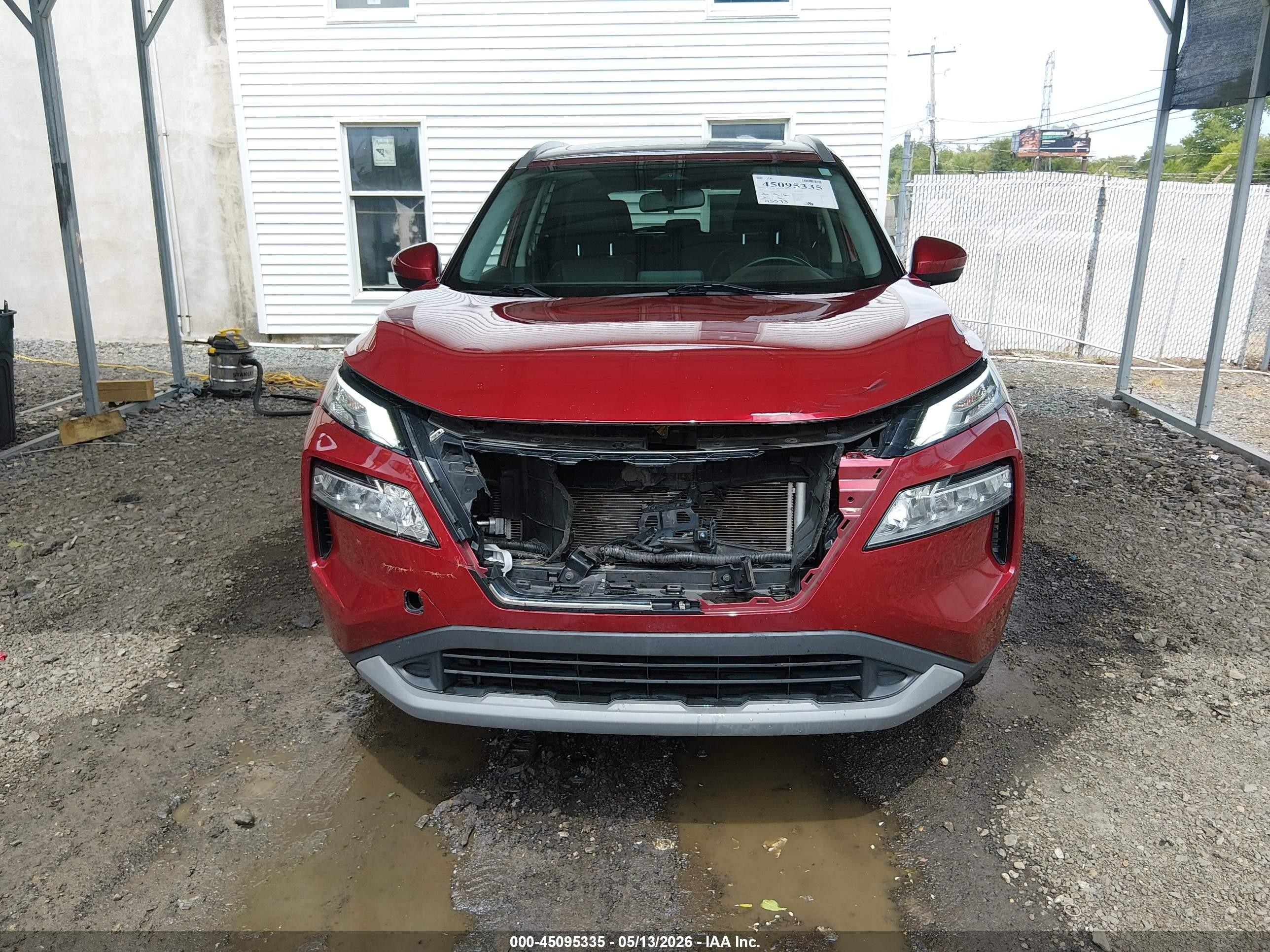 2021 Nissan Rogue Sv Intelligent Awd Красный vin: JN8AT3BB0MW200959