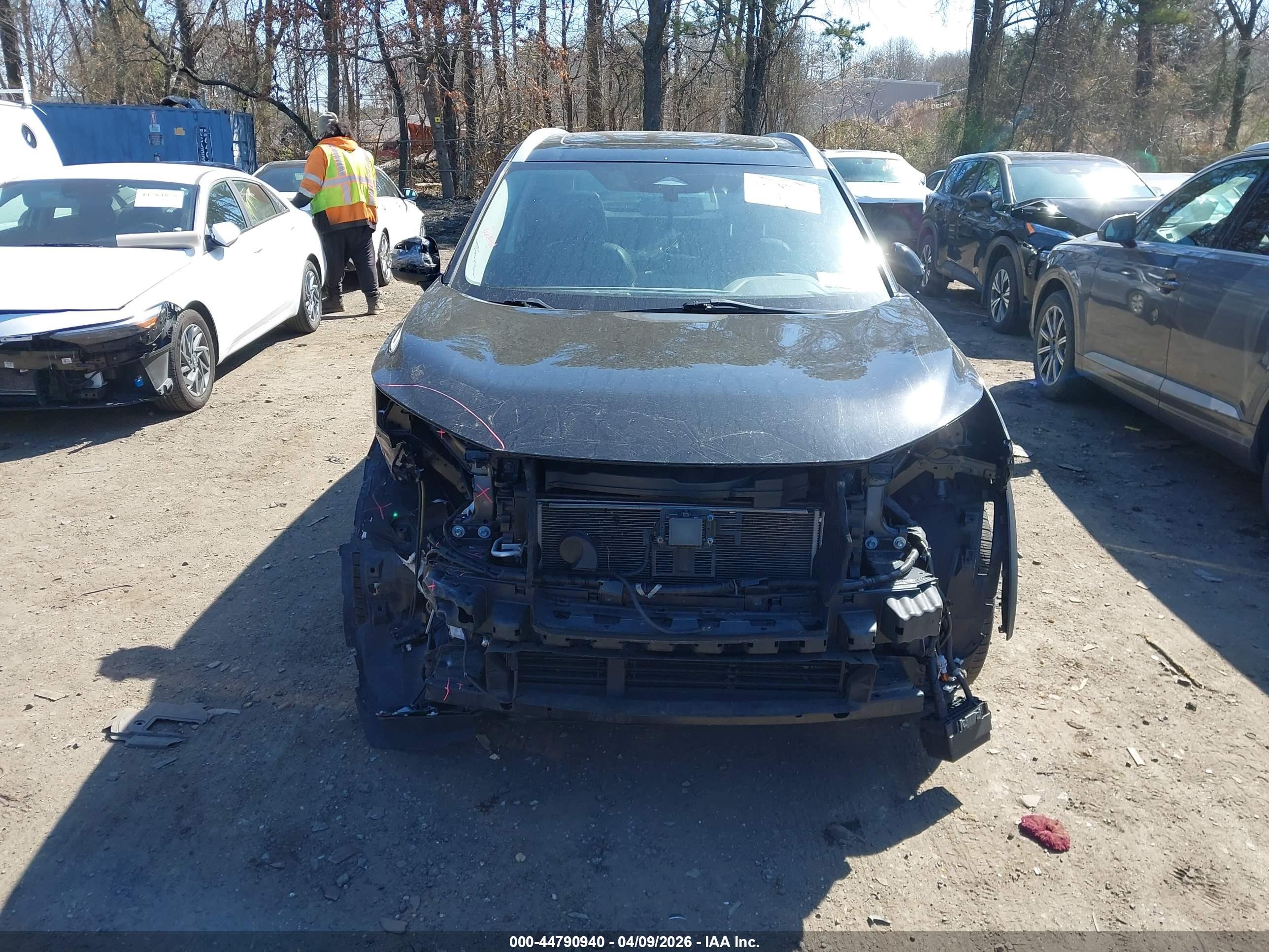 2021 Nissan Rogue Sv Intelligent Awd Черный vin: JN8AT3BB0MW202131