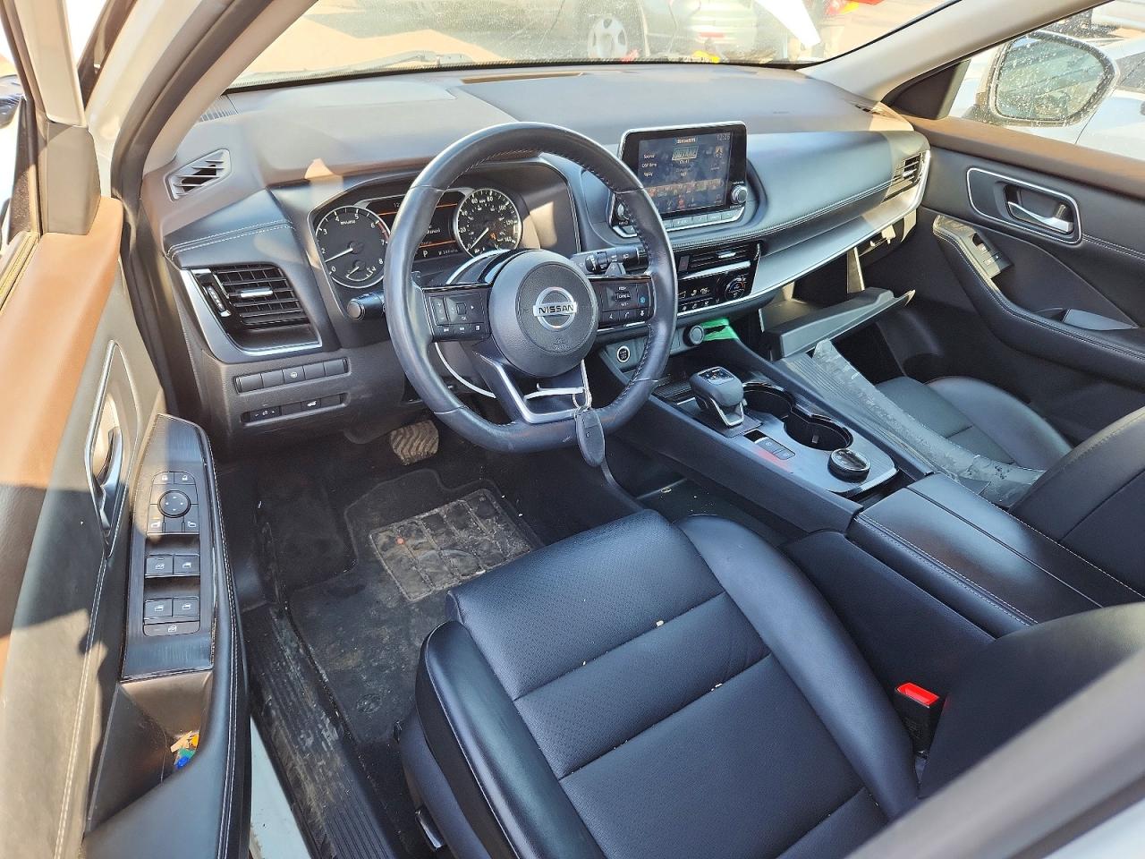 2021 Nissan Rogue Sv Белый vin: JN8AT3BB4MW209289