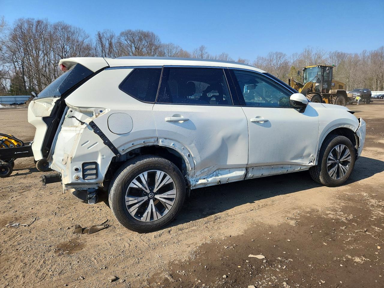 2021 Nissan Rogue Sv Белый vin: JN8AT3BB4MW209289