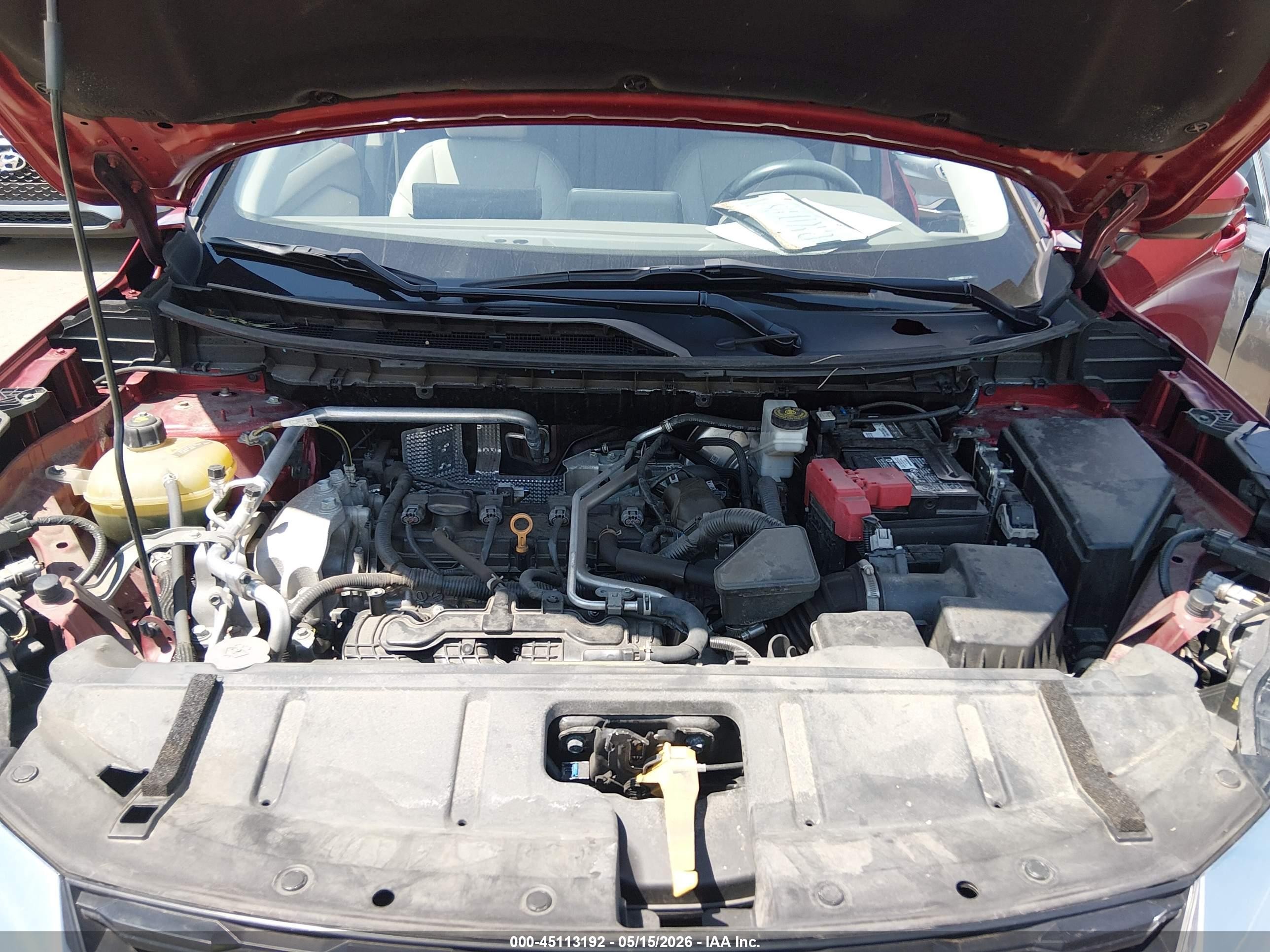 2021 Nissan Rogue Sv Intelligent Awd Red vin: JN8AT3BB4MW229736