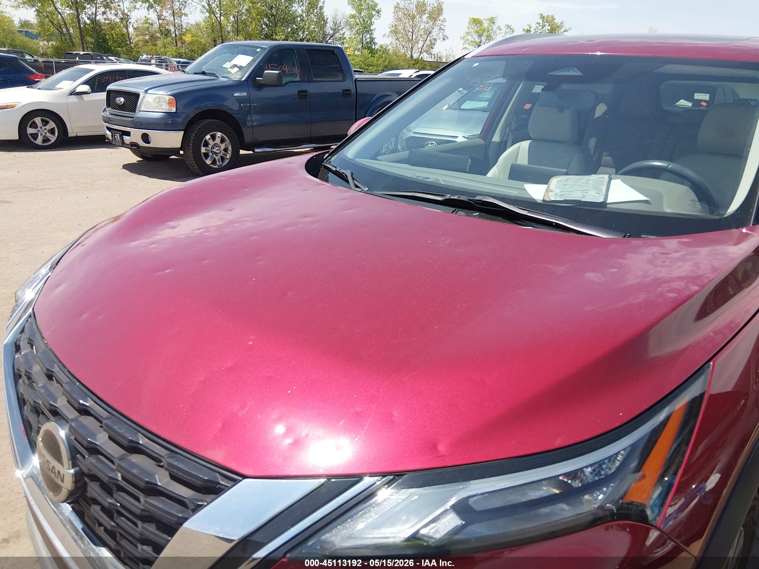 2021 Nissan Rogue Sv Intelligent Awd Red vin: JN8AT3BB4MW229736
