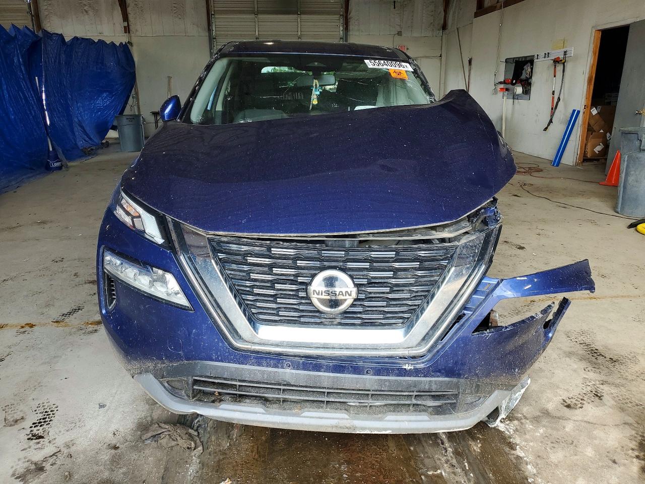 2021 Nissan Rogue Sv Blue vin: JN8AT3BB5MW215019