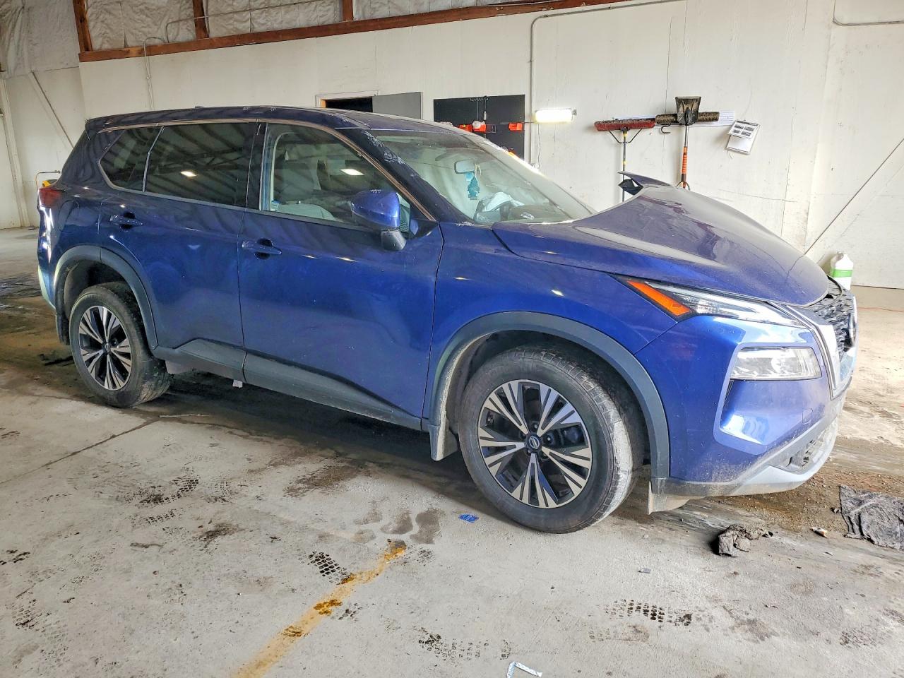 2021 Nissan Rogue Sv Blue vin: JN8AT3BB5MW215019