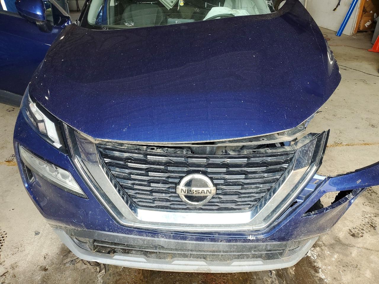 2021 Nissan Rogue Sv Blue vin: JN8AT3BB5MW215019