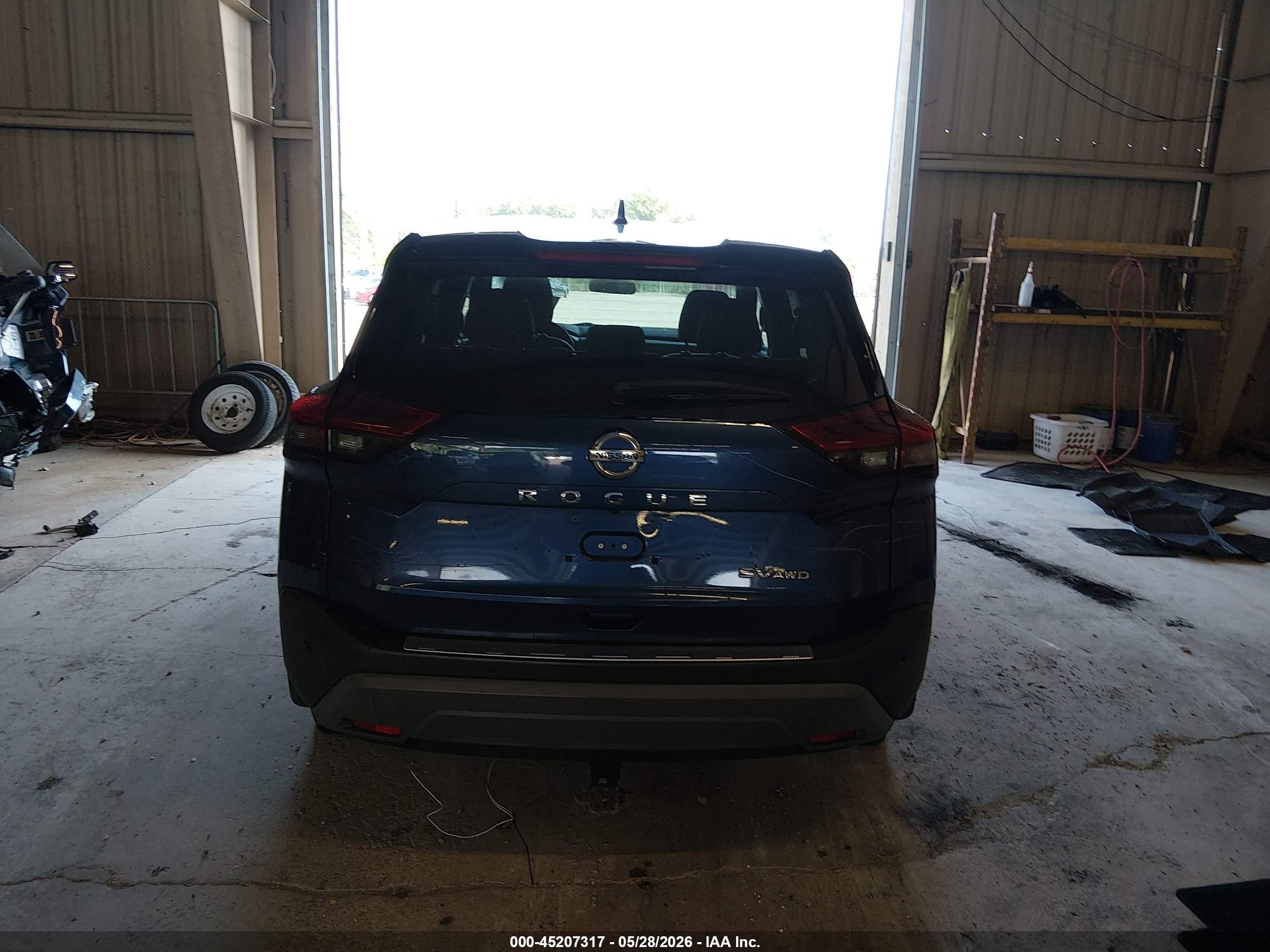 2021 Nissan Rogue Sv Intelligent Awd Blue vin: JN8AT3BB6MW210184