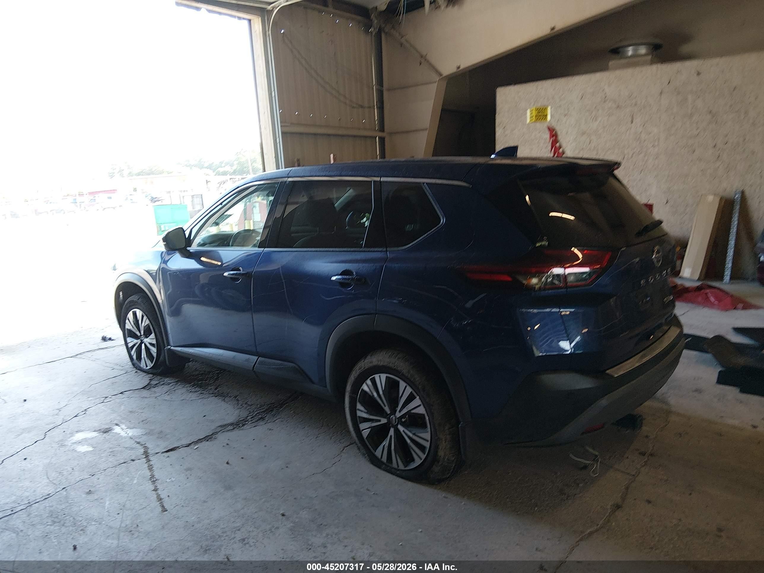 2021 Nissan Rogue Sv Intelligent Awd Blue vin: JN8AT3BB6MW210184