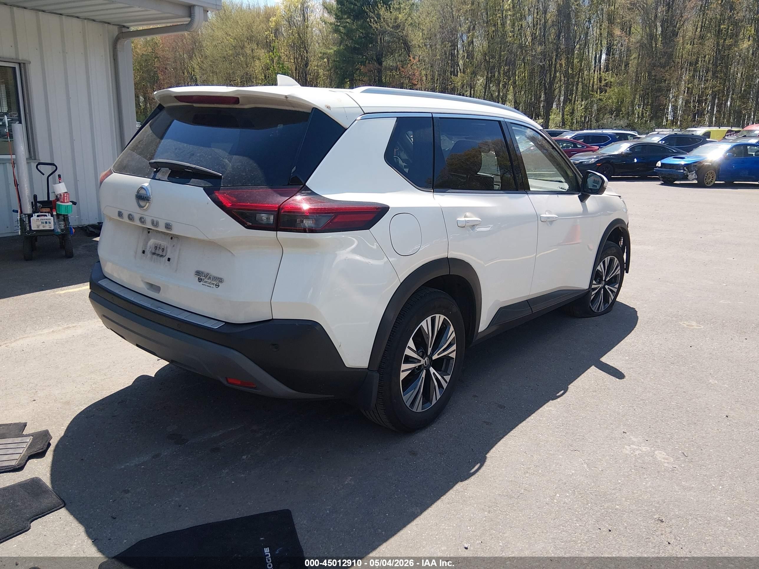 2021 Nissan Rogue Sv Intelligent Awd Белый vin: JN8AT3BB6MW215076