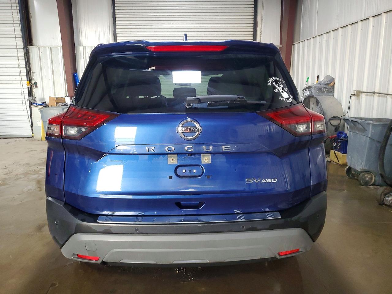 2021 Nissan Rogue Sv Blue vin: JN8AT3BB8MW223115