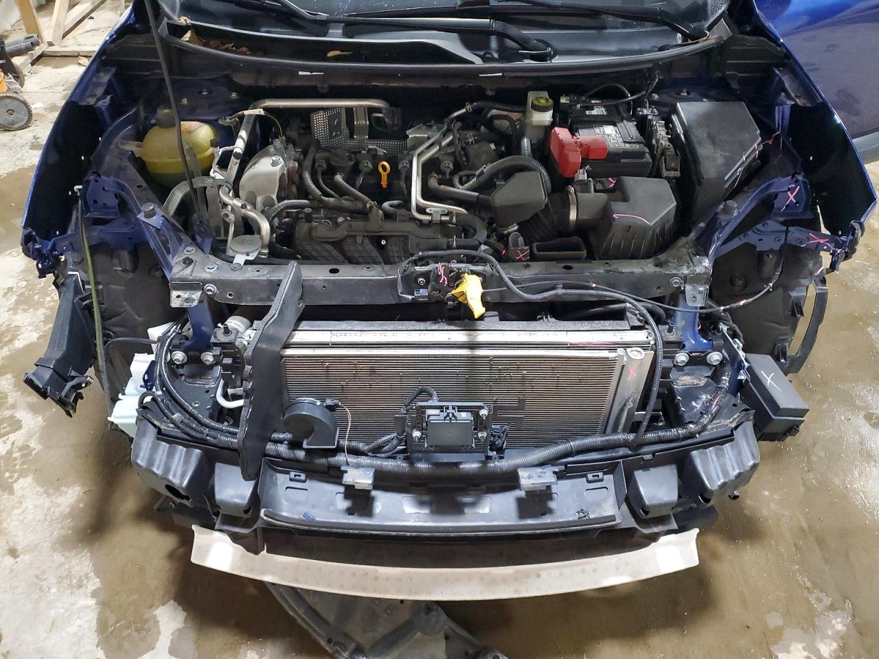 2021 Nissan Rogue Sv Blue vin: JN8AT3BB8MW223115