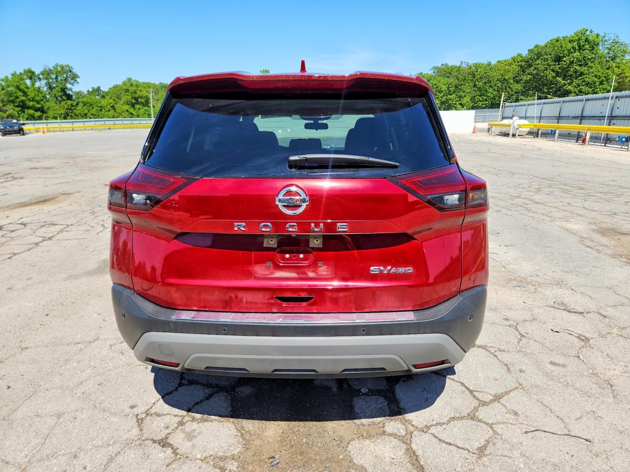 2021 Nissan Rogue Sv Red vin: JN8AT3BB9MW234947