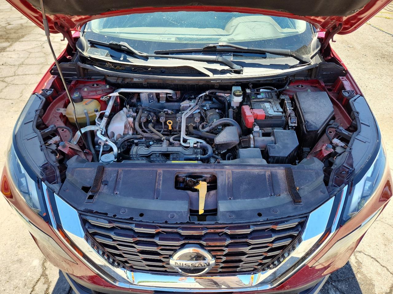 2021 Nissan Rogue Sv Red vin: JN8AT3BB9MW234947