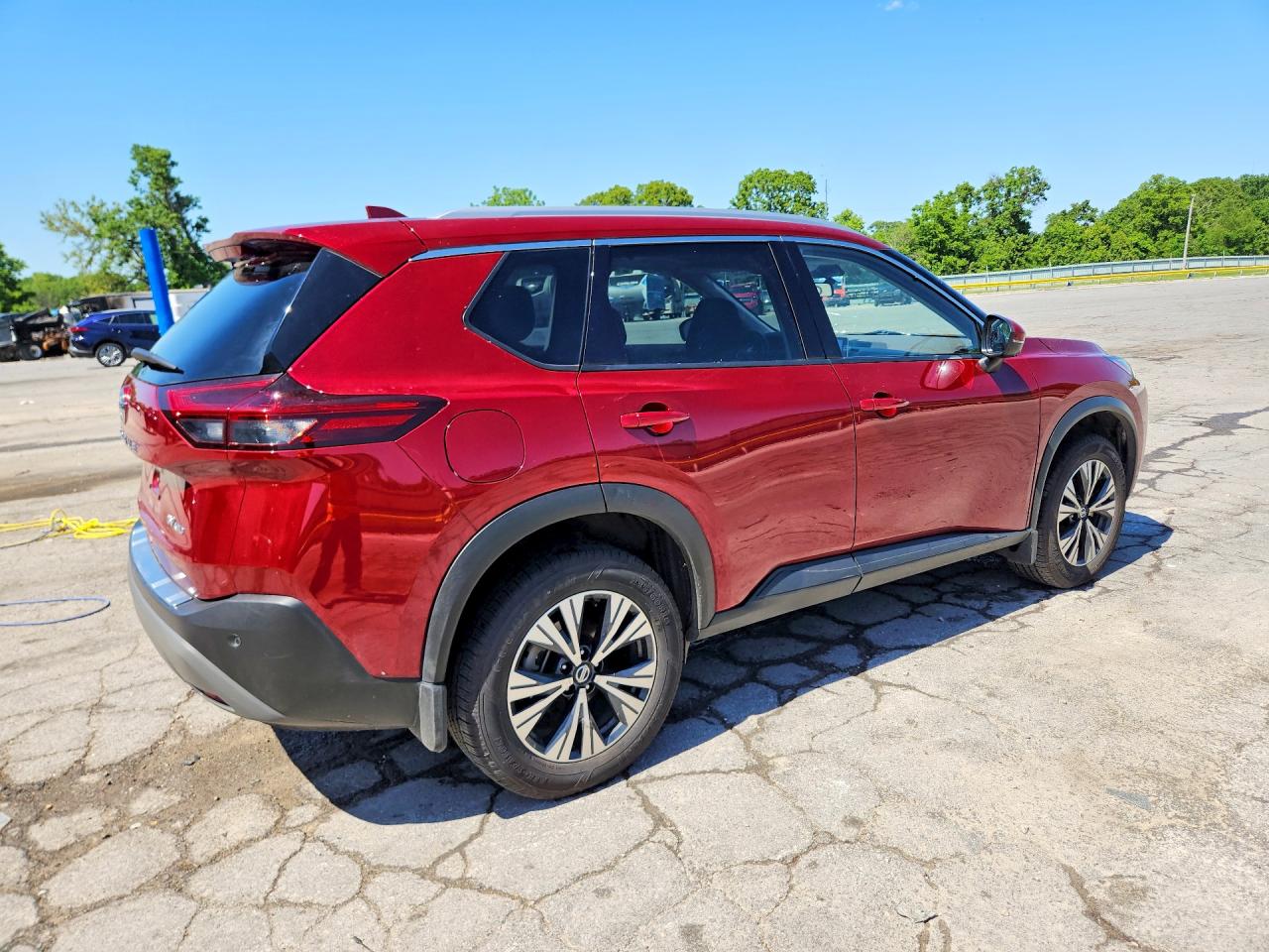 2021 Nissan Rogue Sv Red vin: JN8AT3BB9MW234947