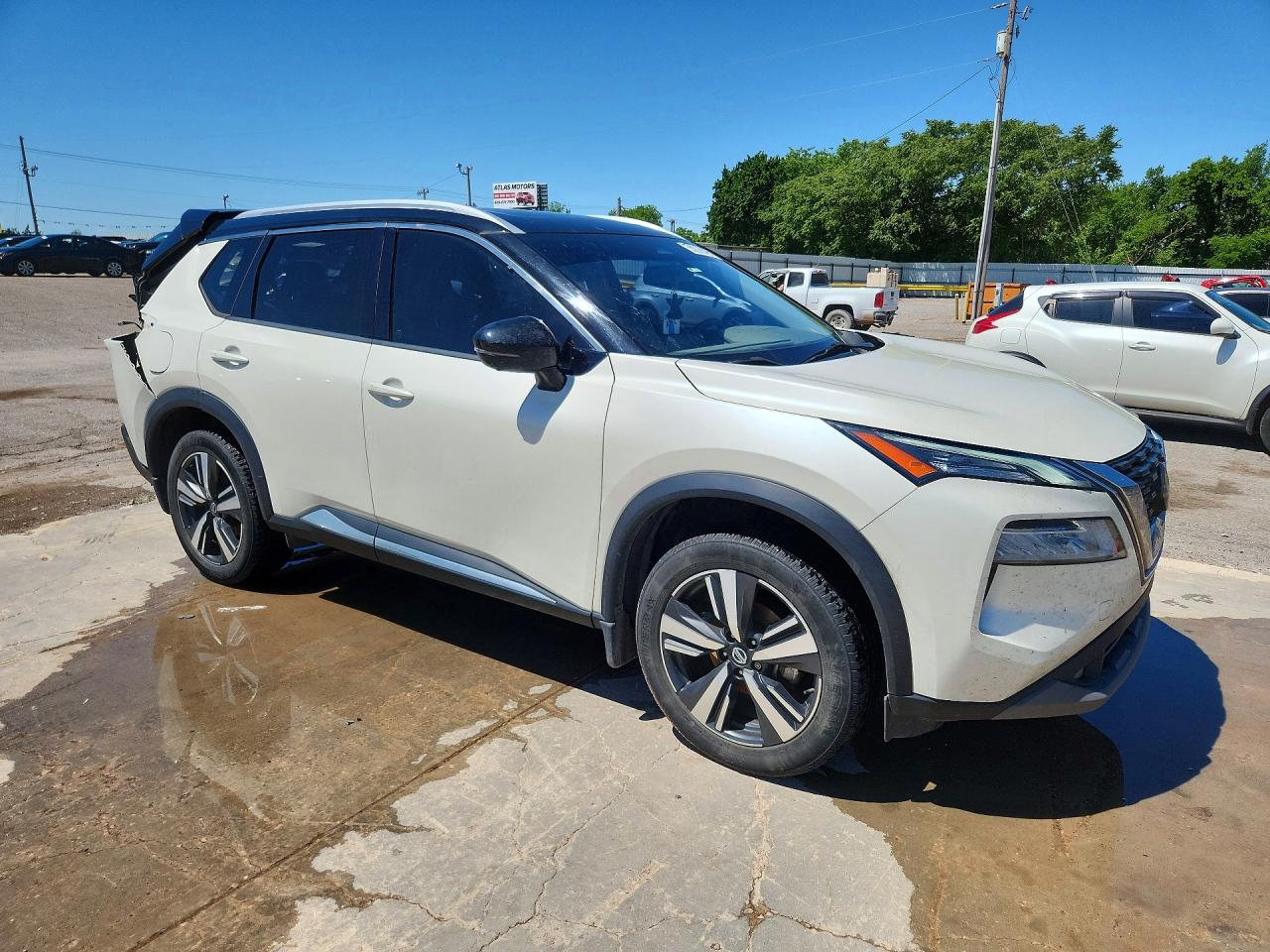 2021 Nissan Rogue Sl White vin: JN8AT3CA8MW009960