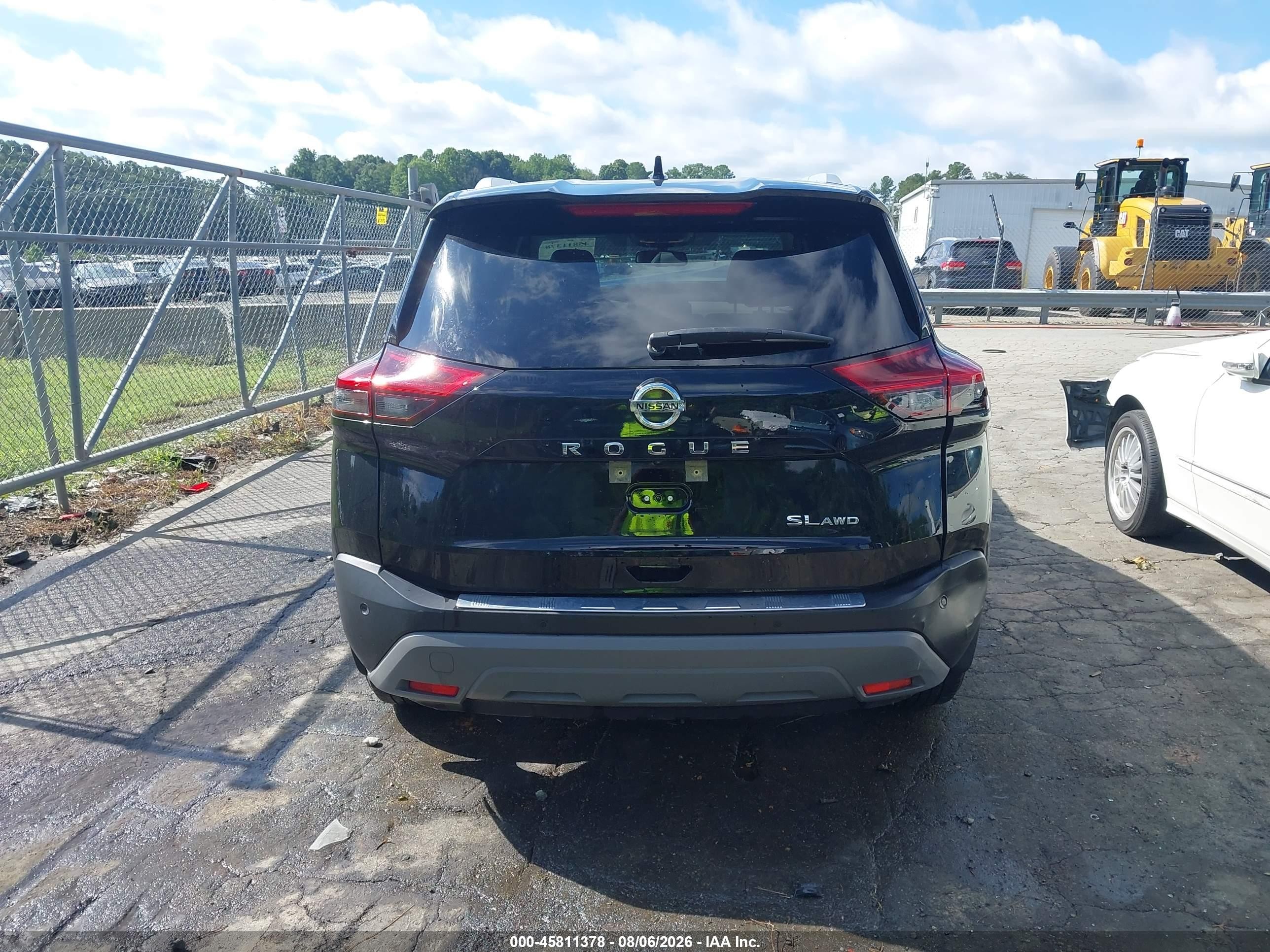 2021 Nissan Rogue Sl Intelligent Awd Черный vin: JN8AT3CB2MW242550