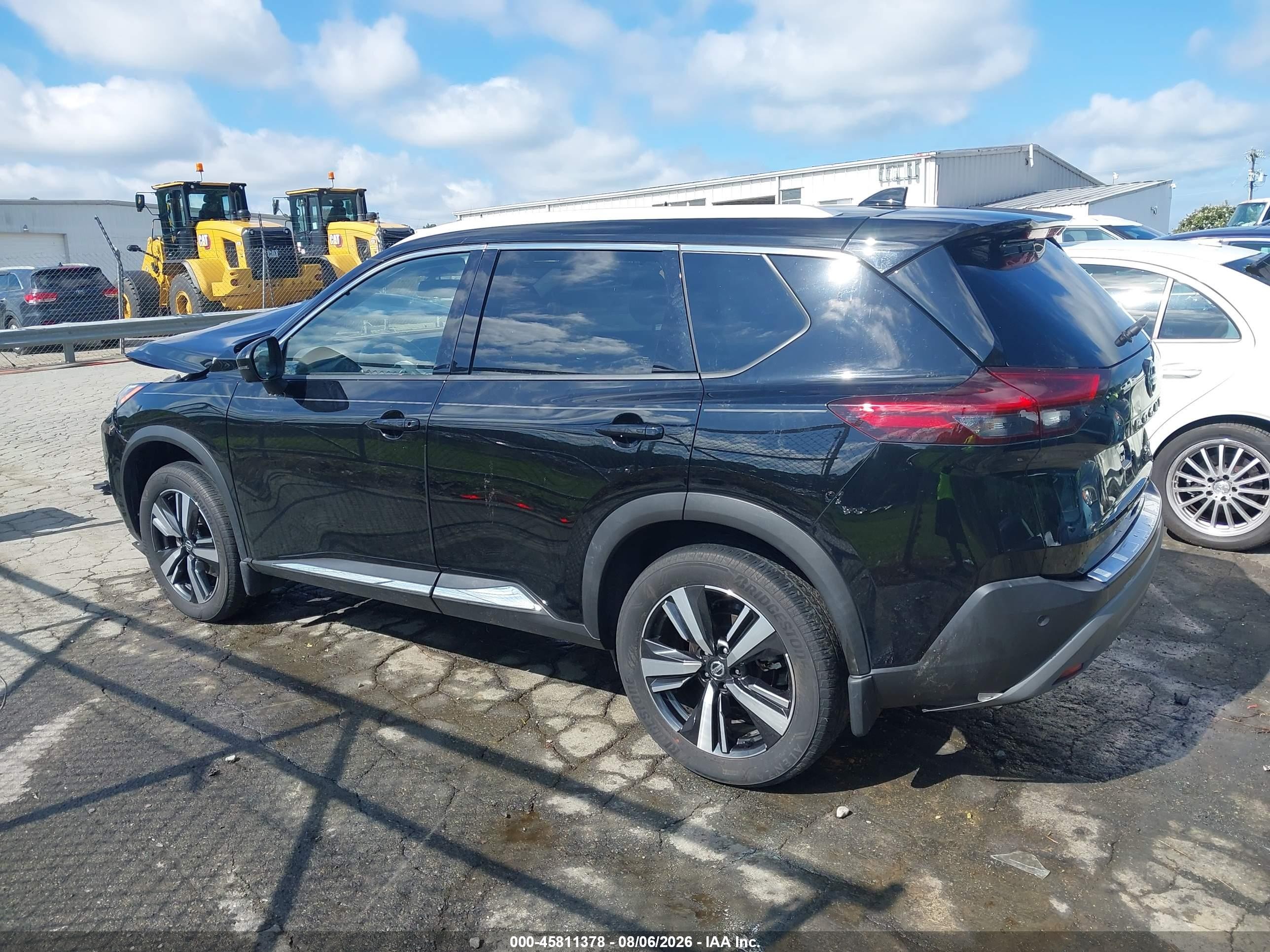 2021 Nissan Rogue Sl Intelligent Awd Черный vin: JN8AT3CB2MW242550