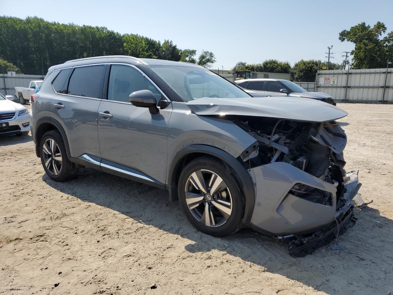 2021 Nissan Rogue Platinum Gray vin: JN8AT3DD2MW319725