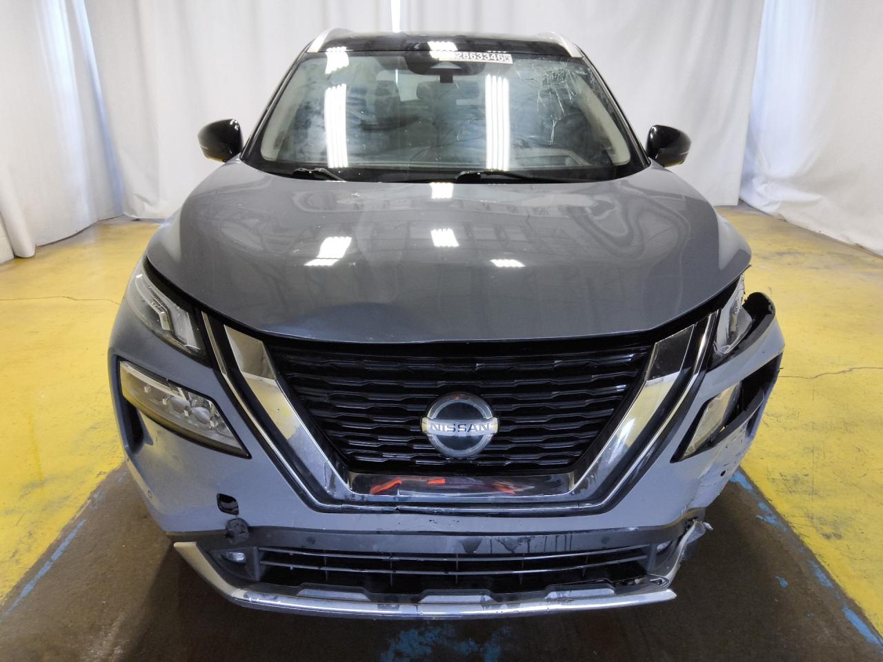 2021 Nissan Rogue Platinum Gray vin: JN8AT3DD6MW314172 Damage: Left Fog Lamp, Broken, Replacement Required