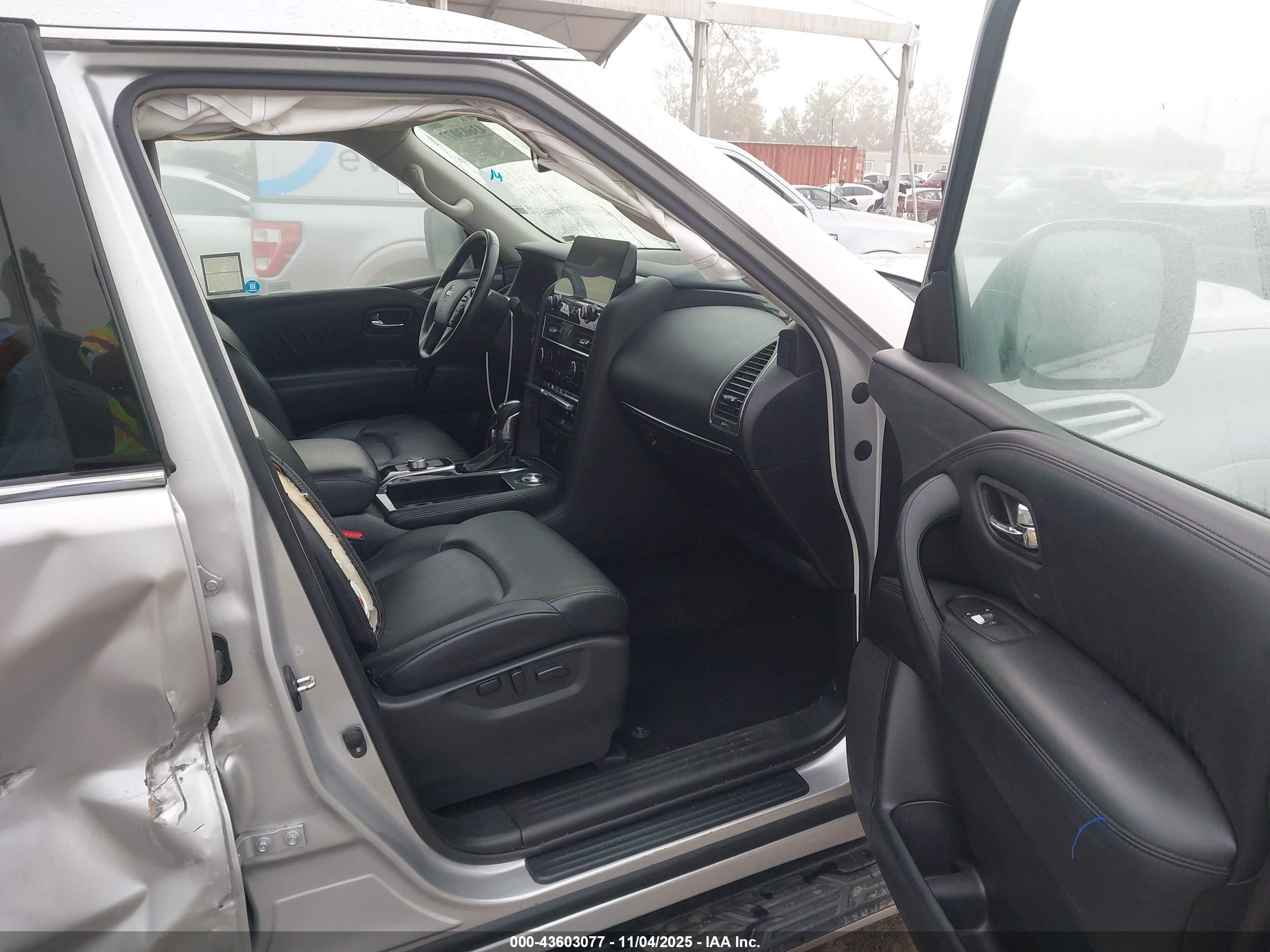 2022 Nissan Armada Sv 2wd Silver vin: JN8AY2AC3N9162732
