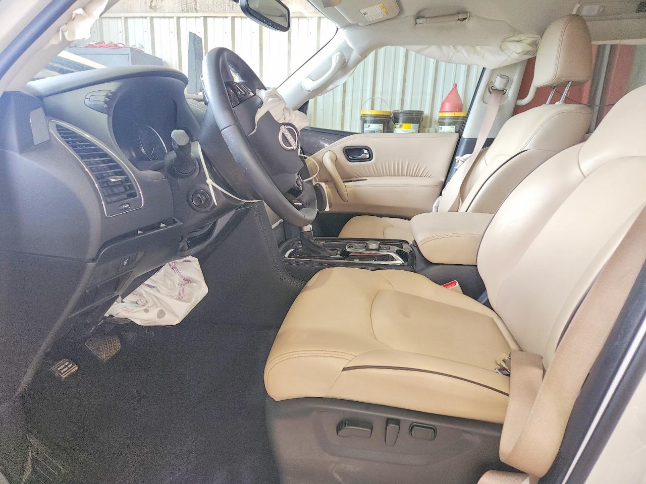 2023 Nissan Armada Sv White vin: JN8AY2AC4P9182765