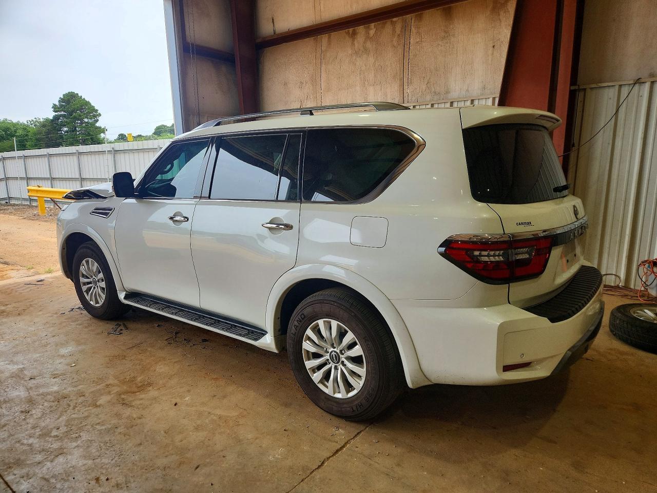2023 Nissan Armada Sv White vin: JN8AY2AC4P9182765