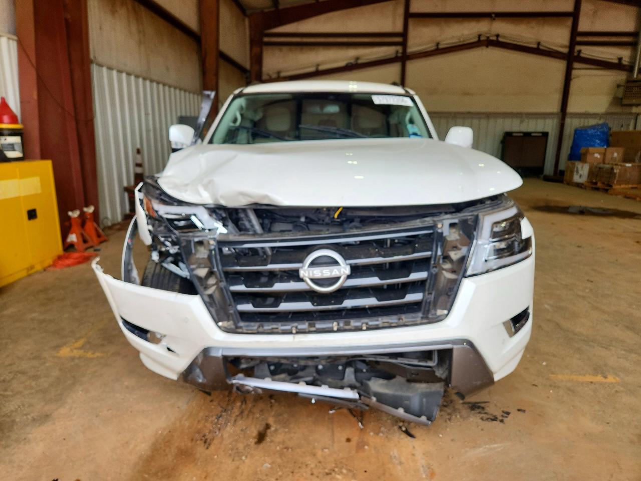 2023 Nissan Armada Sv White vin: JN8AY2AC4P9182765