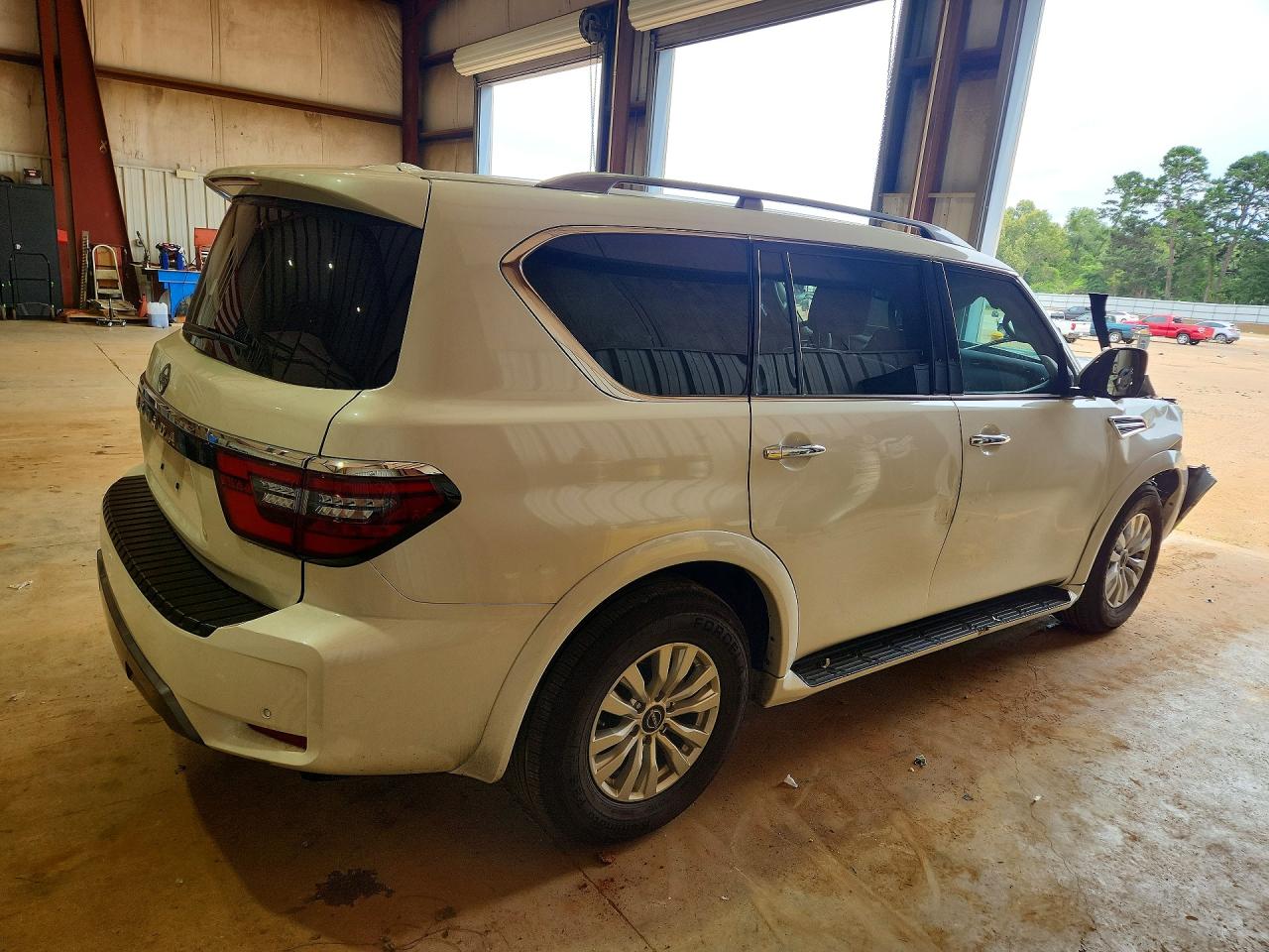 2023 Nissan Armada Sv White vin: JN8AY2AC4P9182765