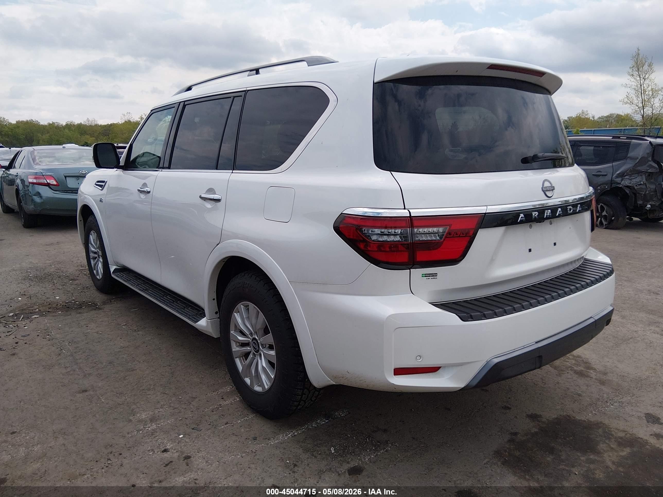 2022 Nissan Armada Sv 4wd Белый vin: JN8AY2AD5N9678230