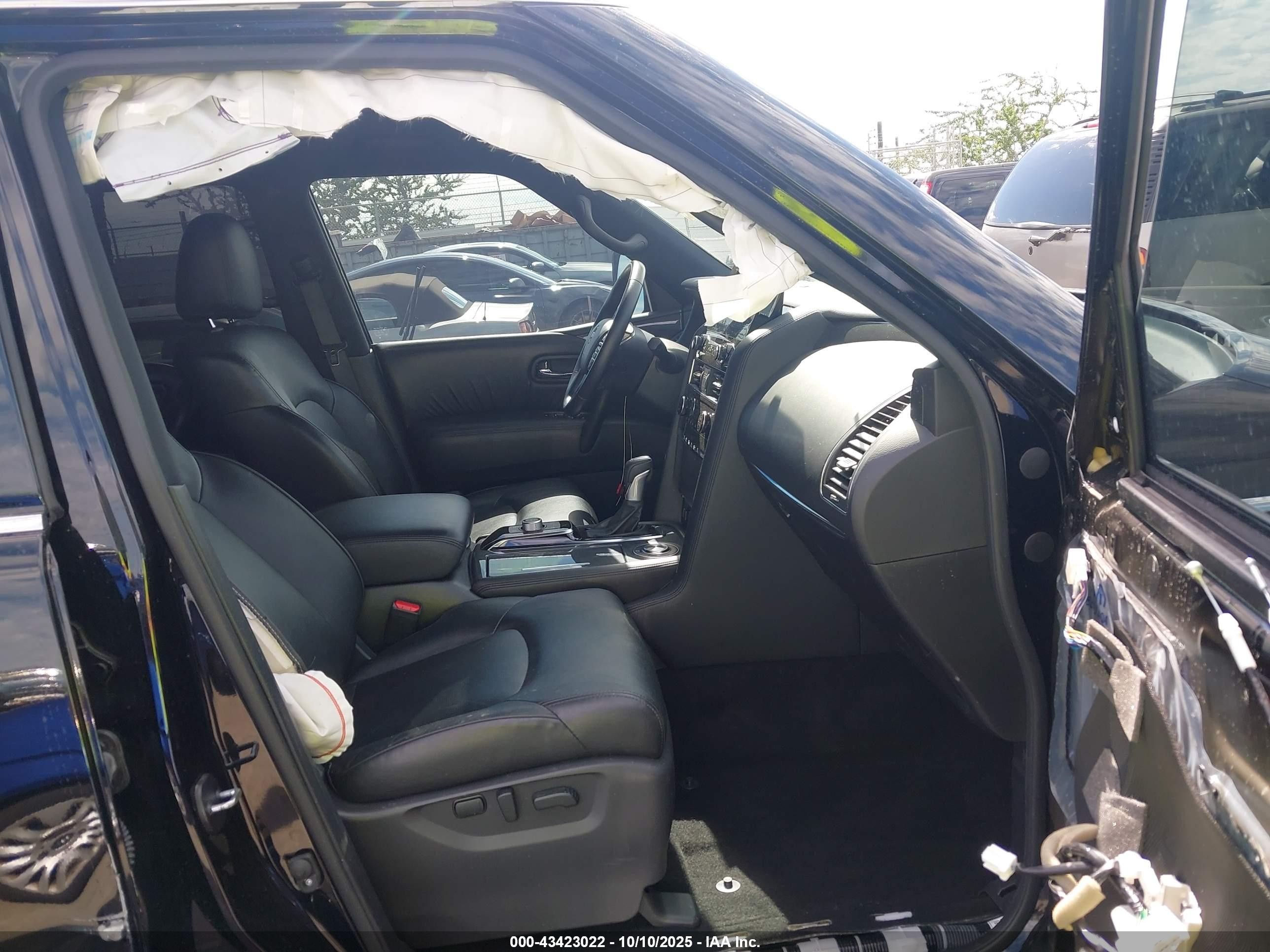 2022 Nissan Armada Sl 2wd Черный vin: JN8AY2BA0N9391611