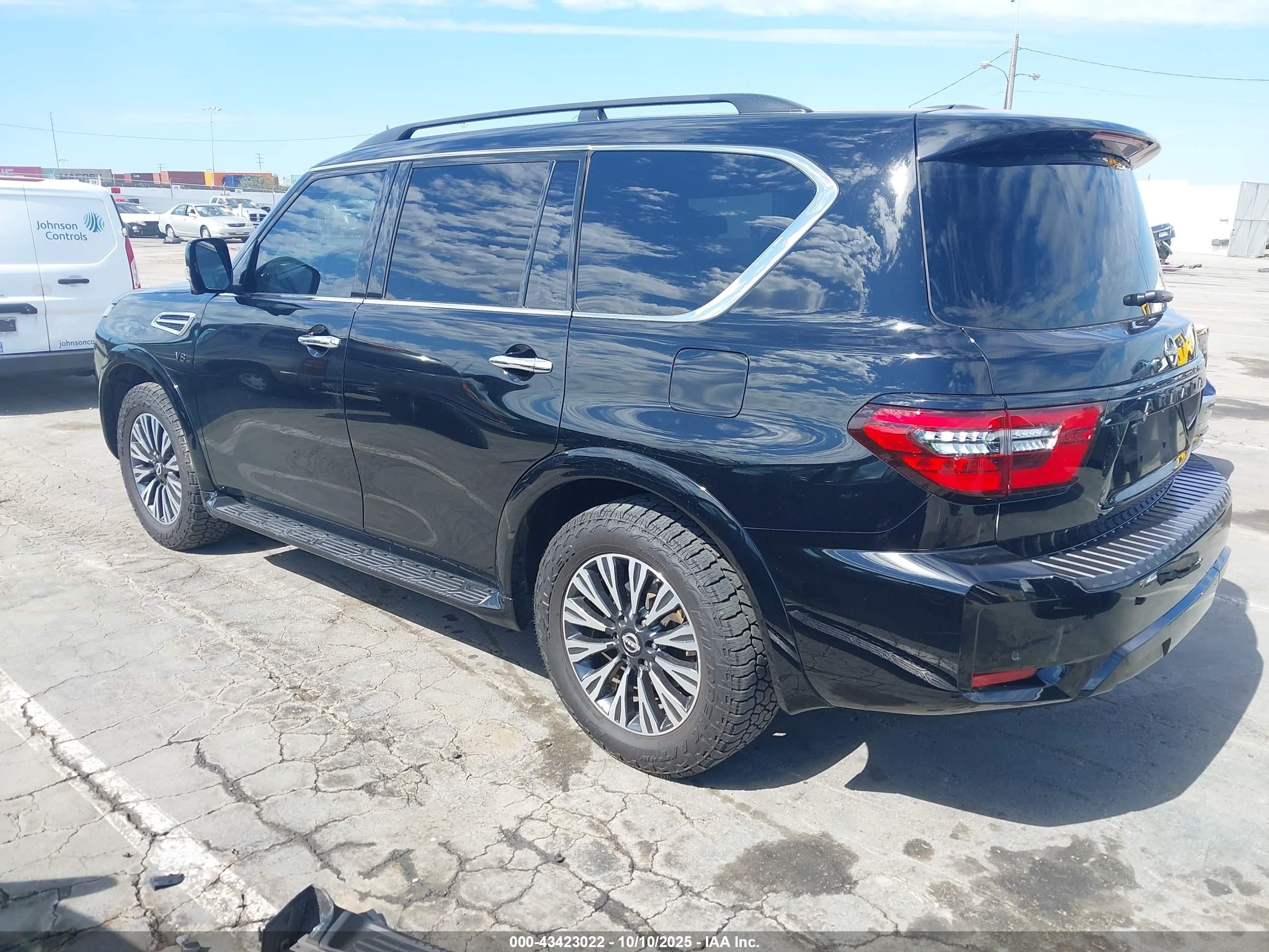 2022 Nissan Armada Sl 2wd Черный vin: JN8AY2BA0N9391611