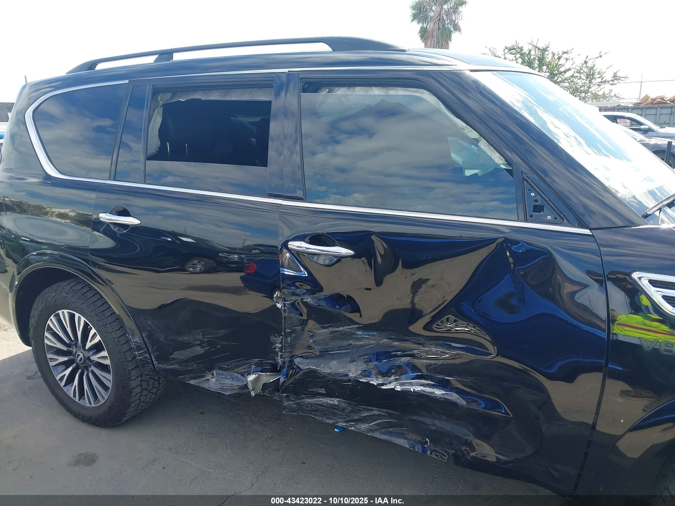 2022 Nissan Armada Sl 2wd Черный vin: JN8AY2BA0N9391611