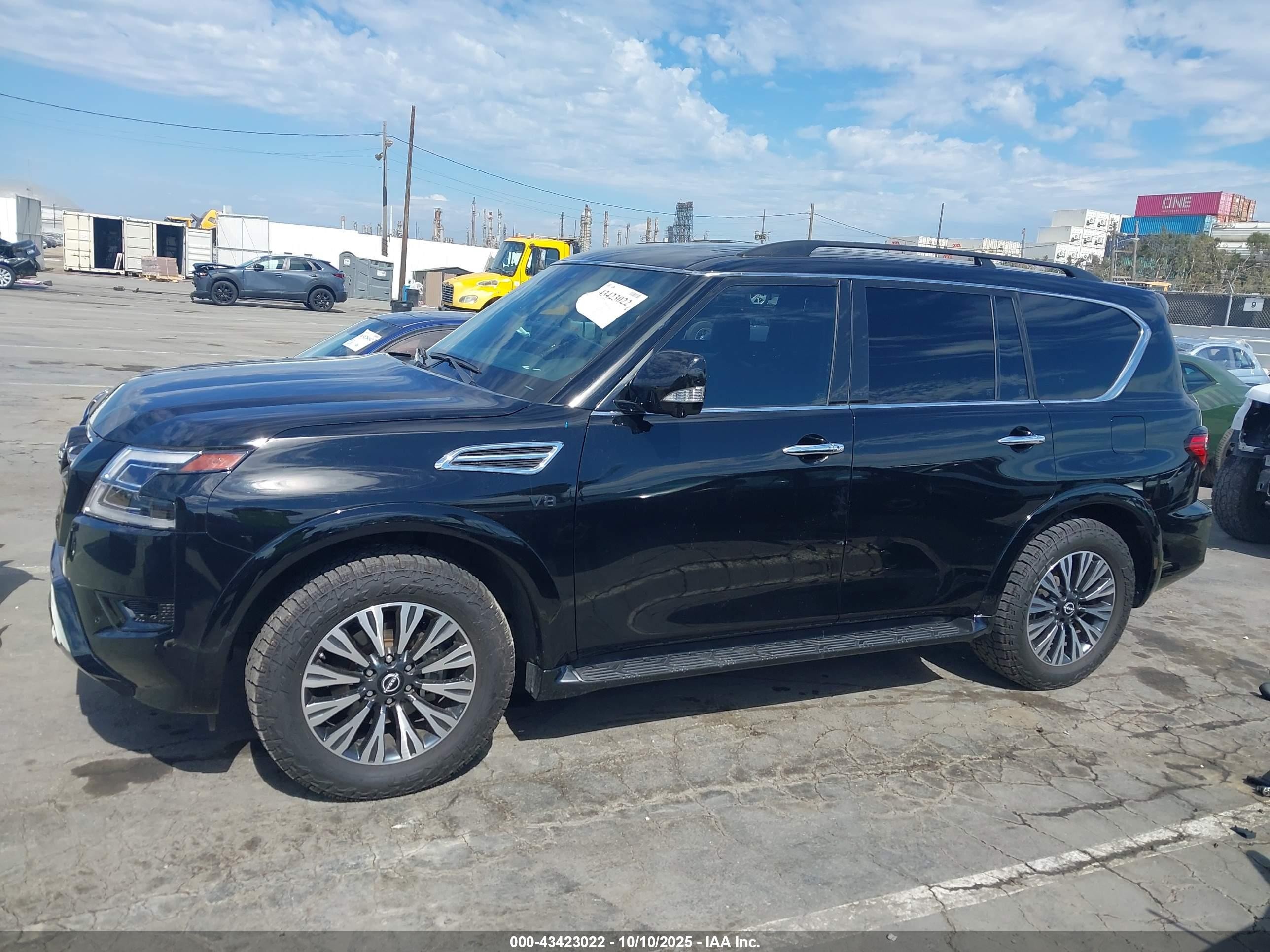 2022 Nissan Armada Sl 2wd Черный vin: JN8AY2BA0N9391611