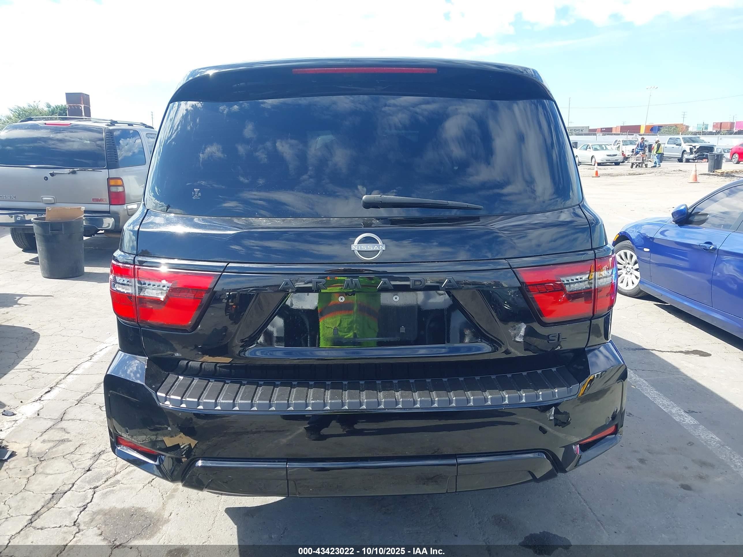2022 Nissan Armada Sl 2wd Черный vin: JN8AY2BA0N9391611