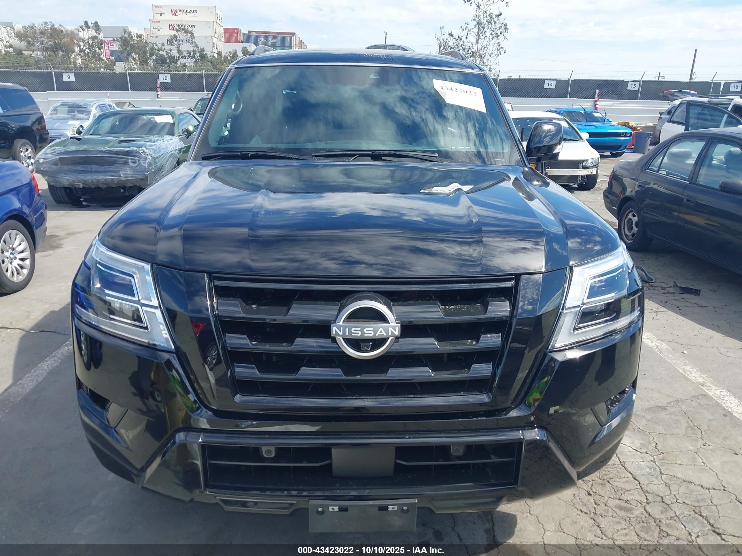2022 Nissan Armada Sl 2wd Черный vin: JN8AY2BA0N9391611