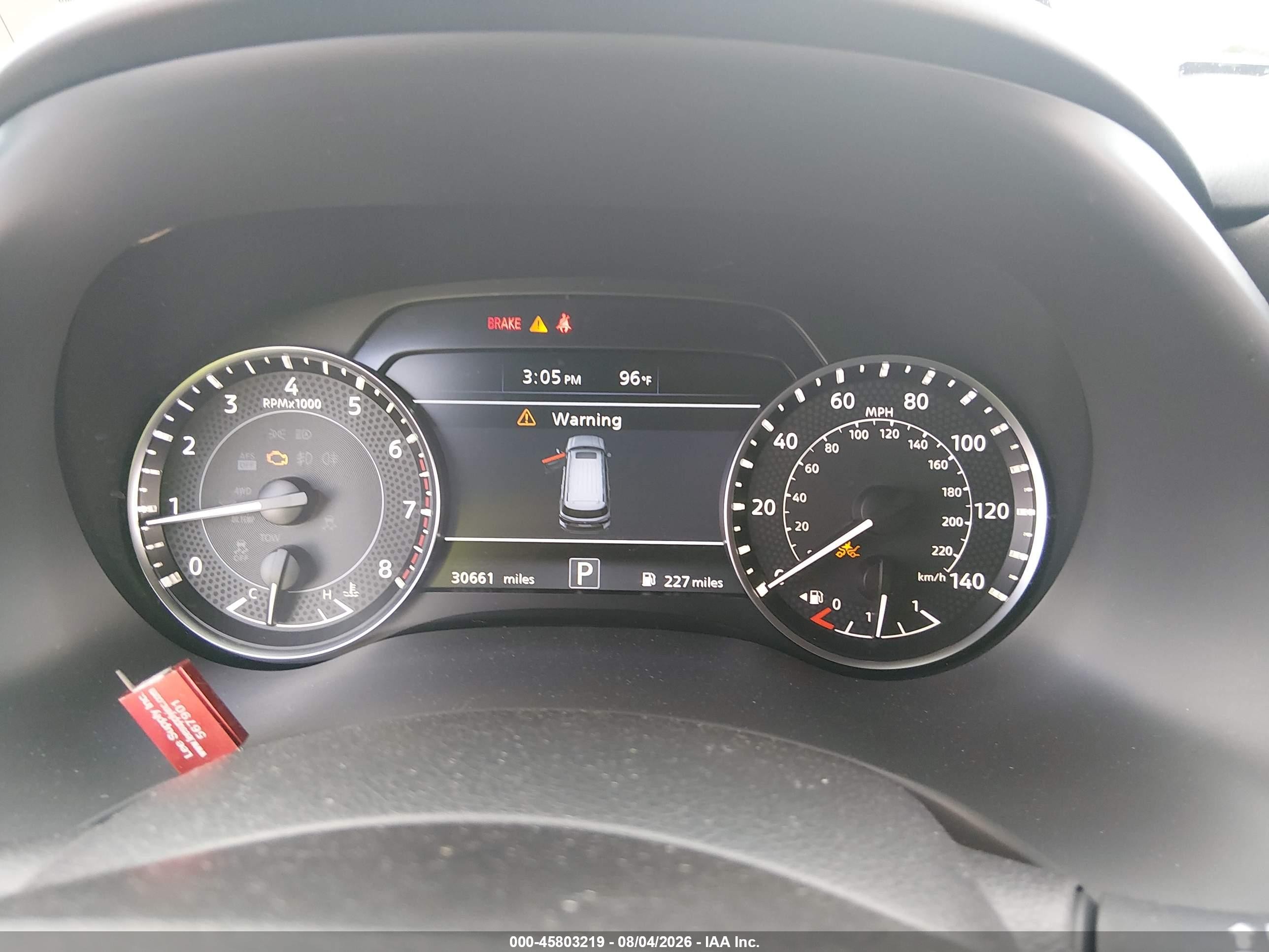 2024 Nissan Armada Sl 2wd Белый vin: JN8AY2BA0R9416335