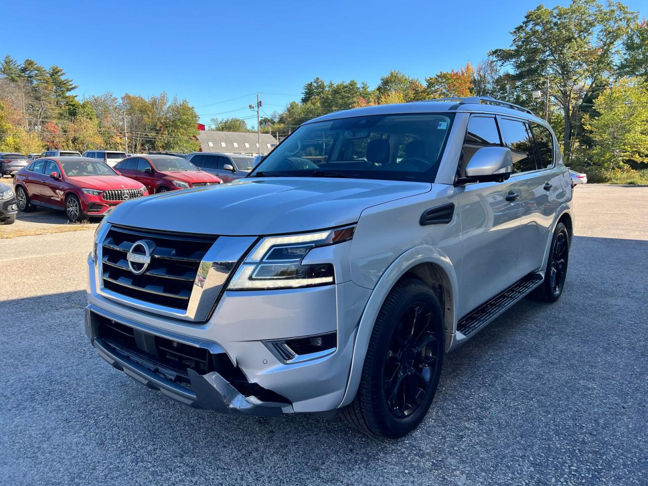 2021 Nissan Armada Sl Серебряный vin: JN8AY2BA1M9372547