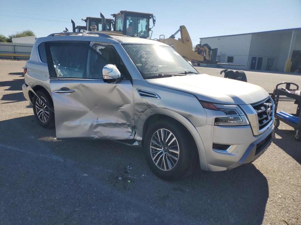 2023 Nissan Armada Sl Silver vin: JN8AY2BA2P9402174