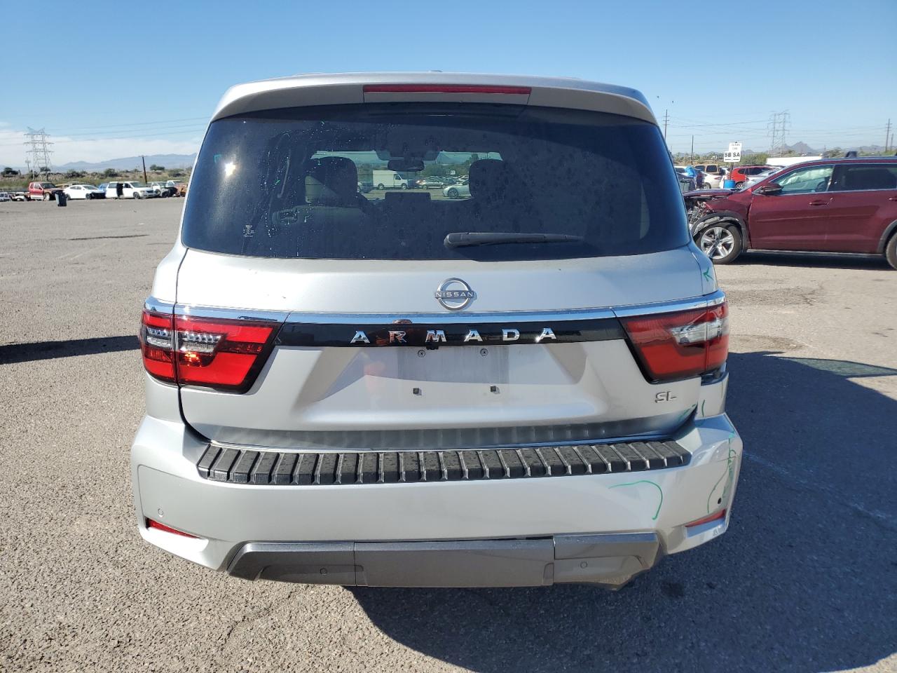 2023 Nissan Armada Sl Silver vin: JN8AY2BA2P9402174